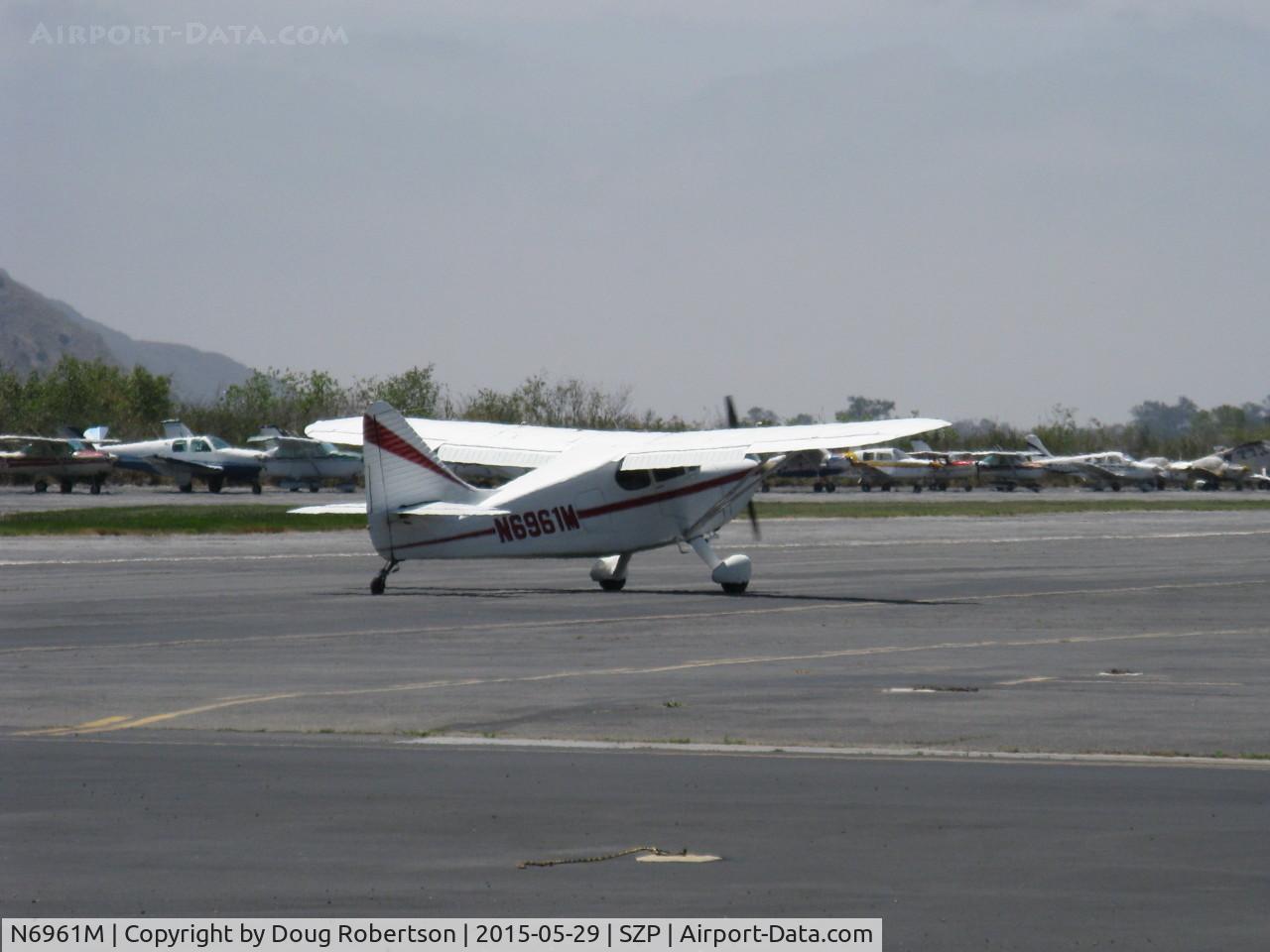 N6961M, 1949 Stinson 108-3 Voyager C/N 108-4961, 1949 Stinson 108-3 STATION WAGON, Franklin 6A4165 165 Hp, landing roll Rwy 22