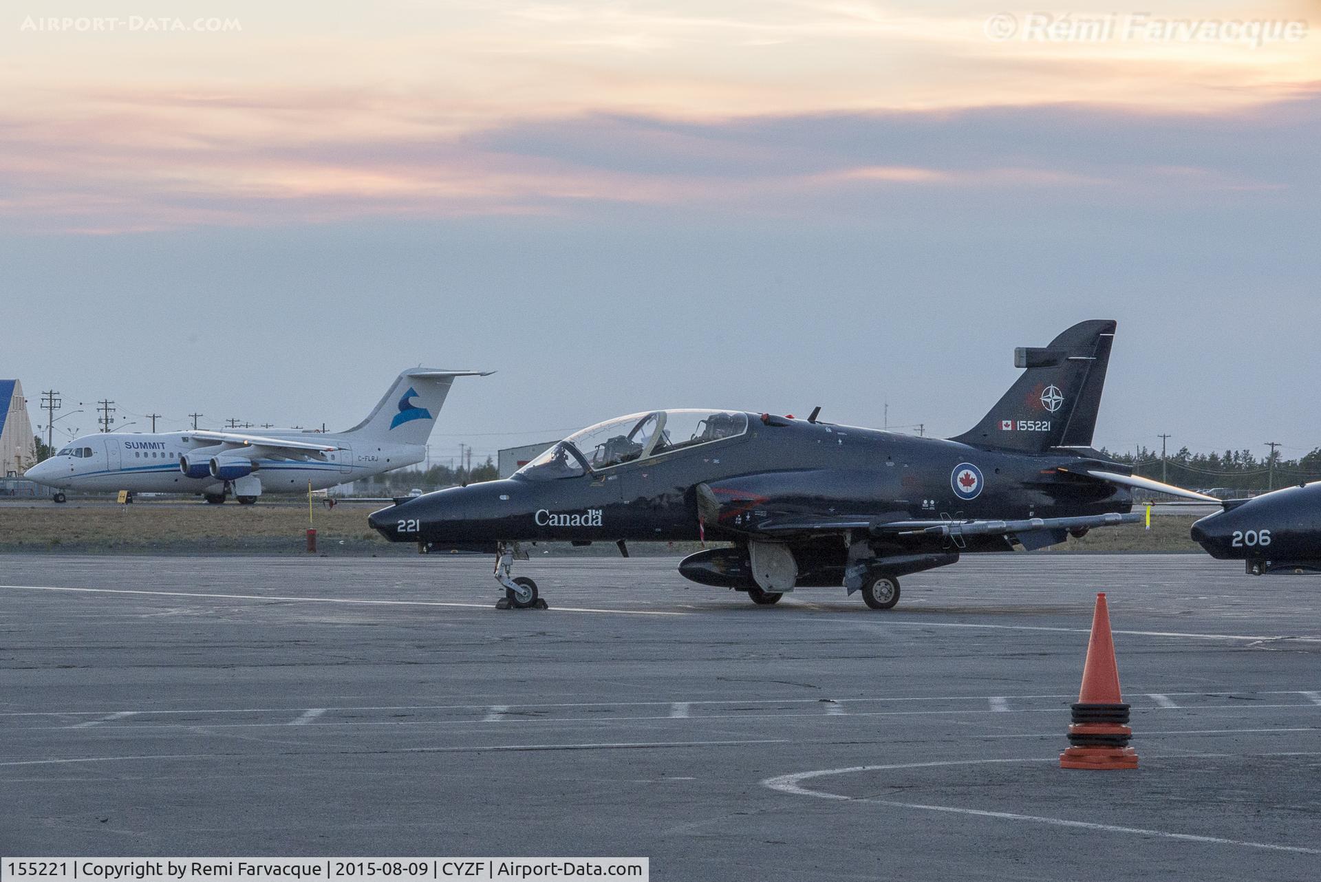 155221, 2001 BAe Systems CT-155 Hawk C/N IT030/717, Park for the night on the NW side of the airport.