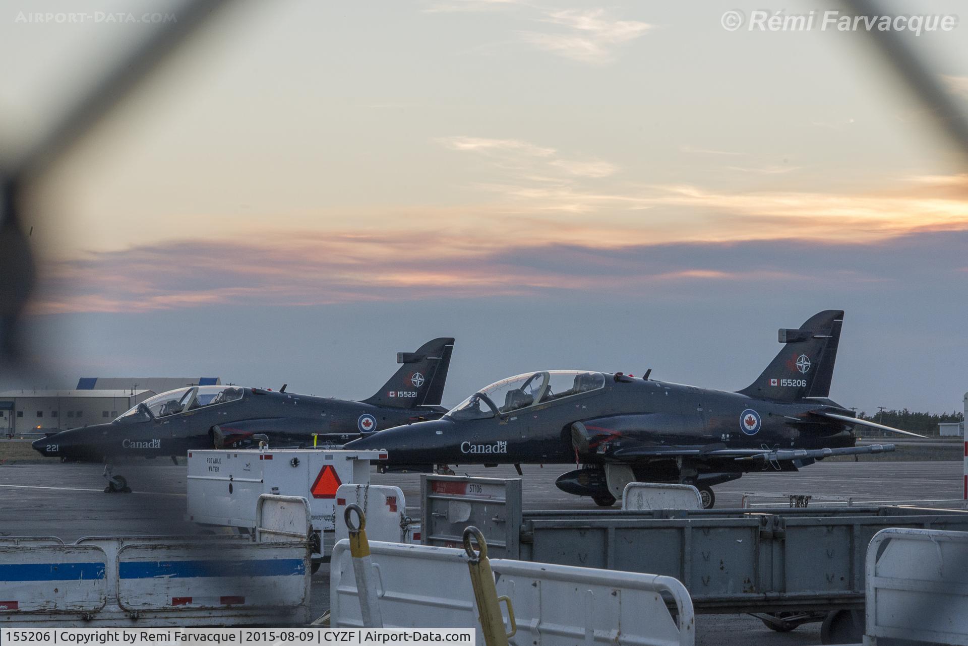 155206, 2000 BAE Systems CT-155 Hawk C/N IT014/700, Parked for the night on west side of airport.
