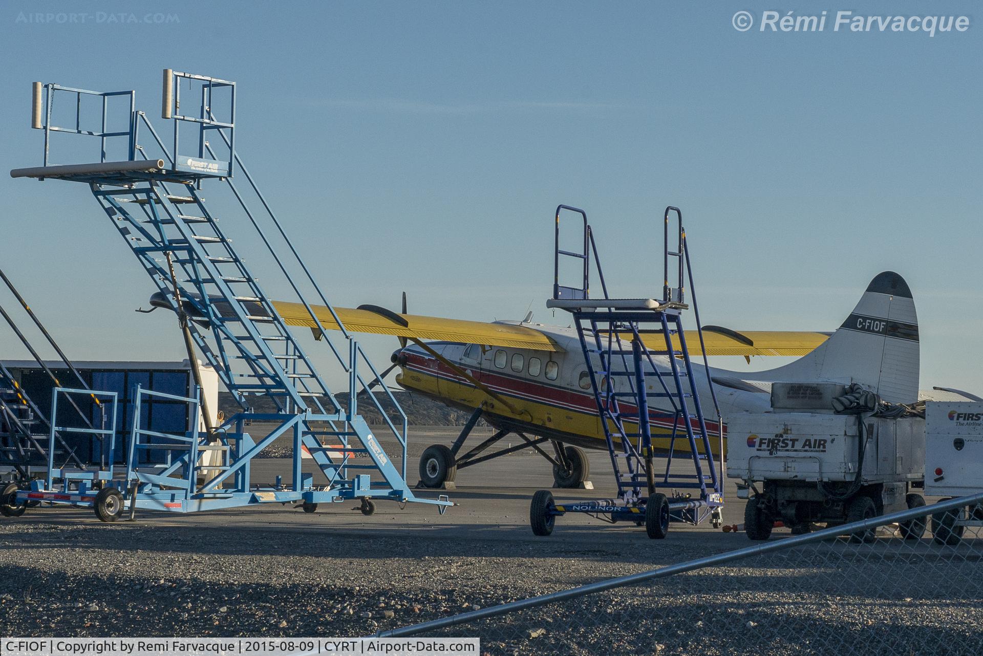 C-FIOF, 1954 De Havilland Canada DHC-3 Otter C/N 24, Tucked away in a corner of the Rankin Airport.