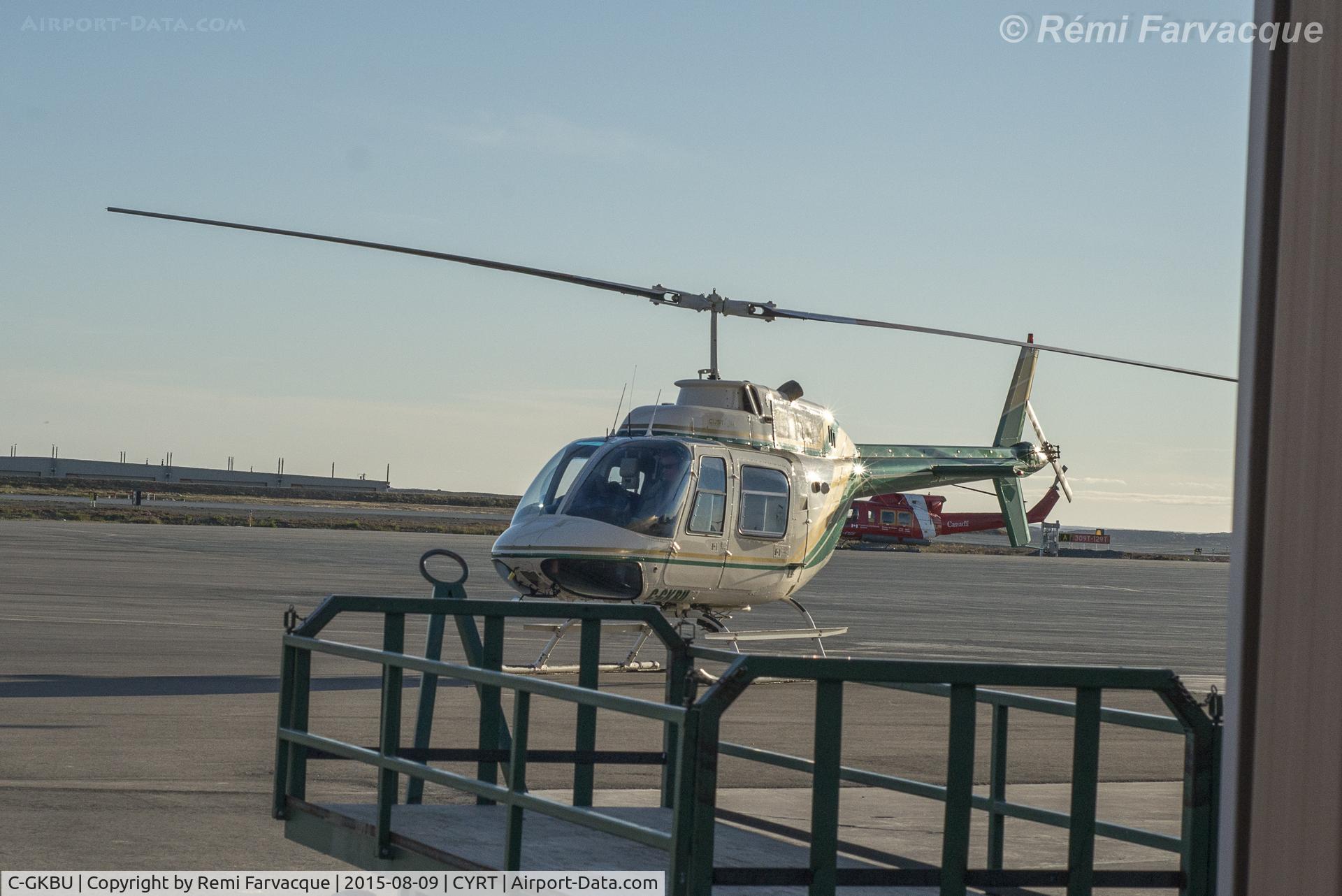 C-GKBU, 1969 Bell 206B JetRanger II C/N 386, About to depart, mineral survey.