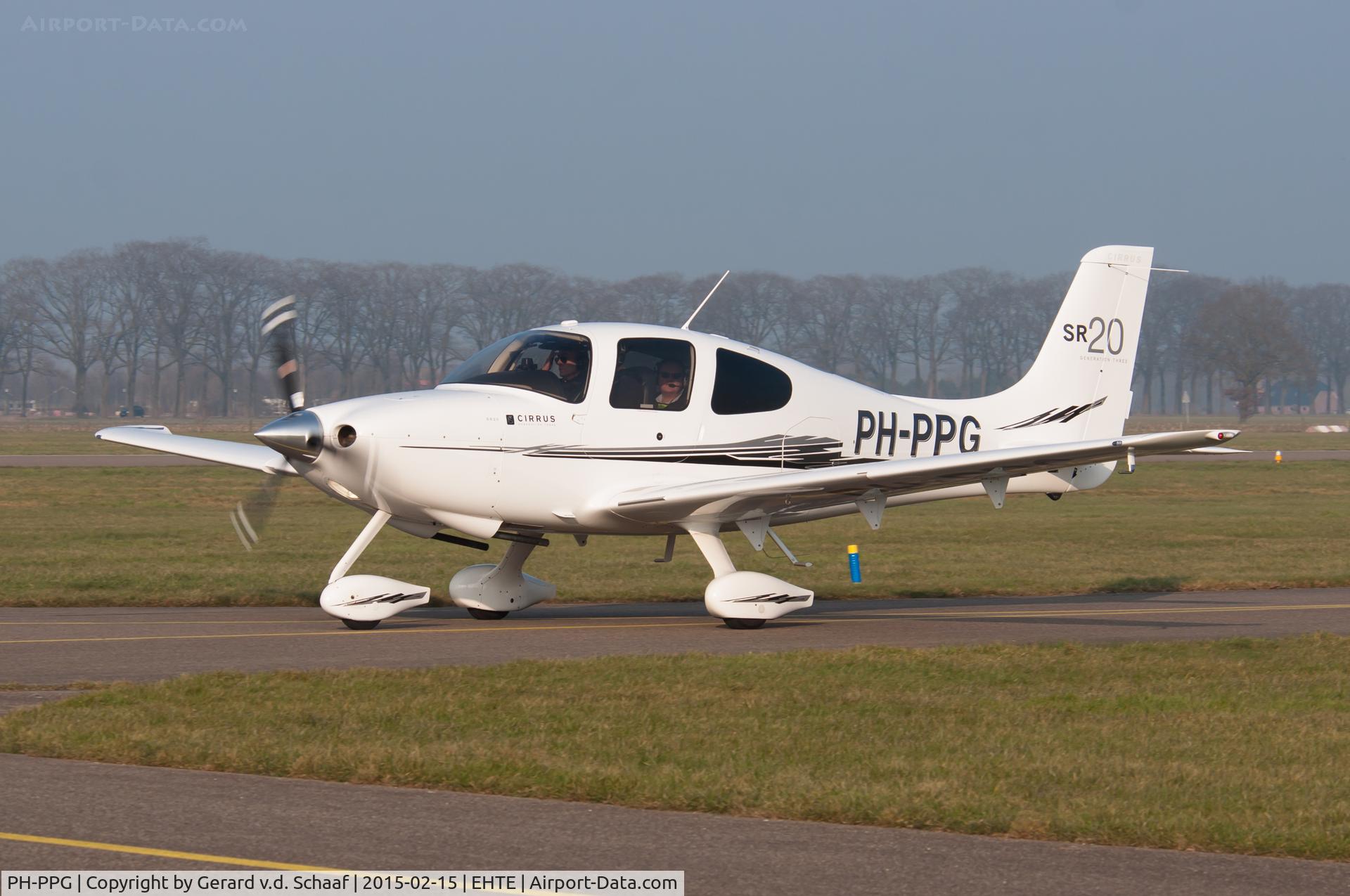 PH-PPG, 2008 Cirrus SR20 C/N 2014, Teuge, Februari 2015