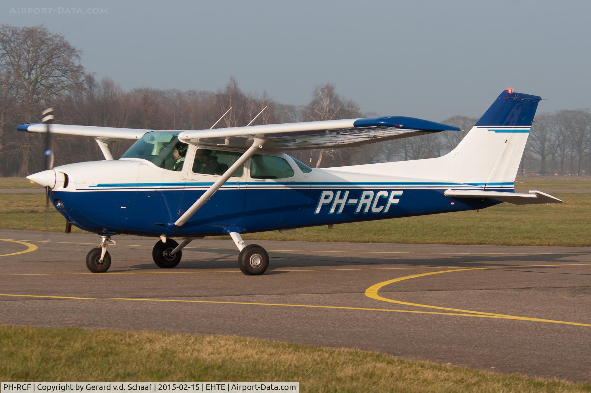 PH-RCF, 1980 Reims F172N Skyhawk C/N 2034, Teuge, Februari 2015