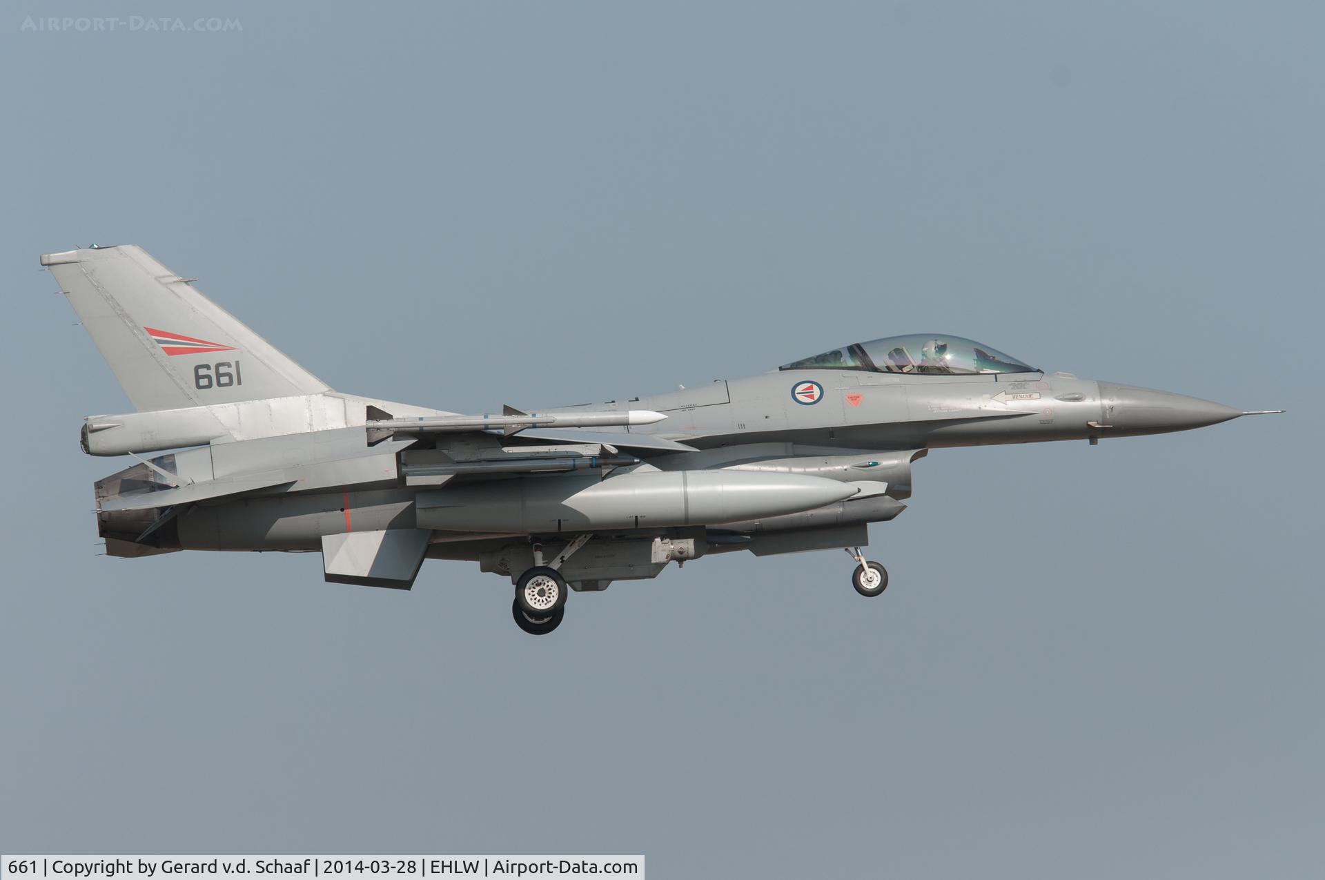 661, 1980 Fokker F-16AM Fighting Falcon C/N 6K-33, Leeuwarden, March 2014