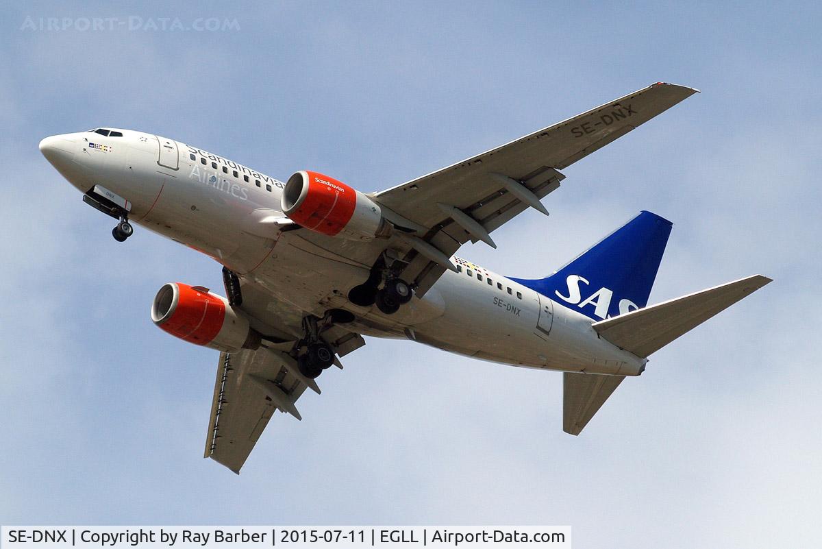 SE-DNX, 1999 Boeing 737-683 C/N 28304, Boeing 737-683 [28304] (SAS Scandinavian Airlines) Home~G 11/07/2015. On approach 27R.