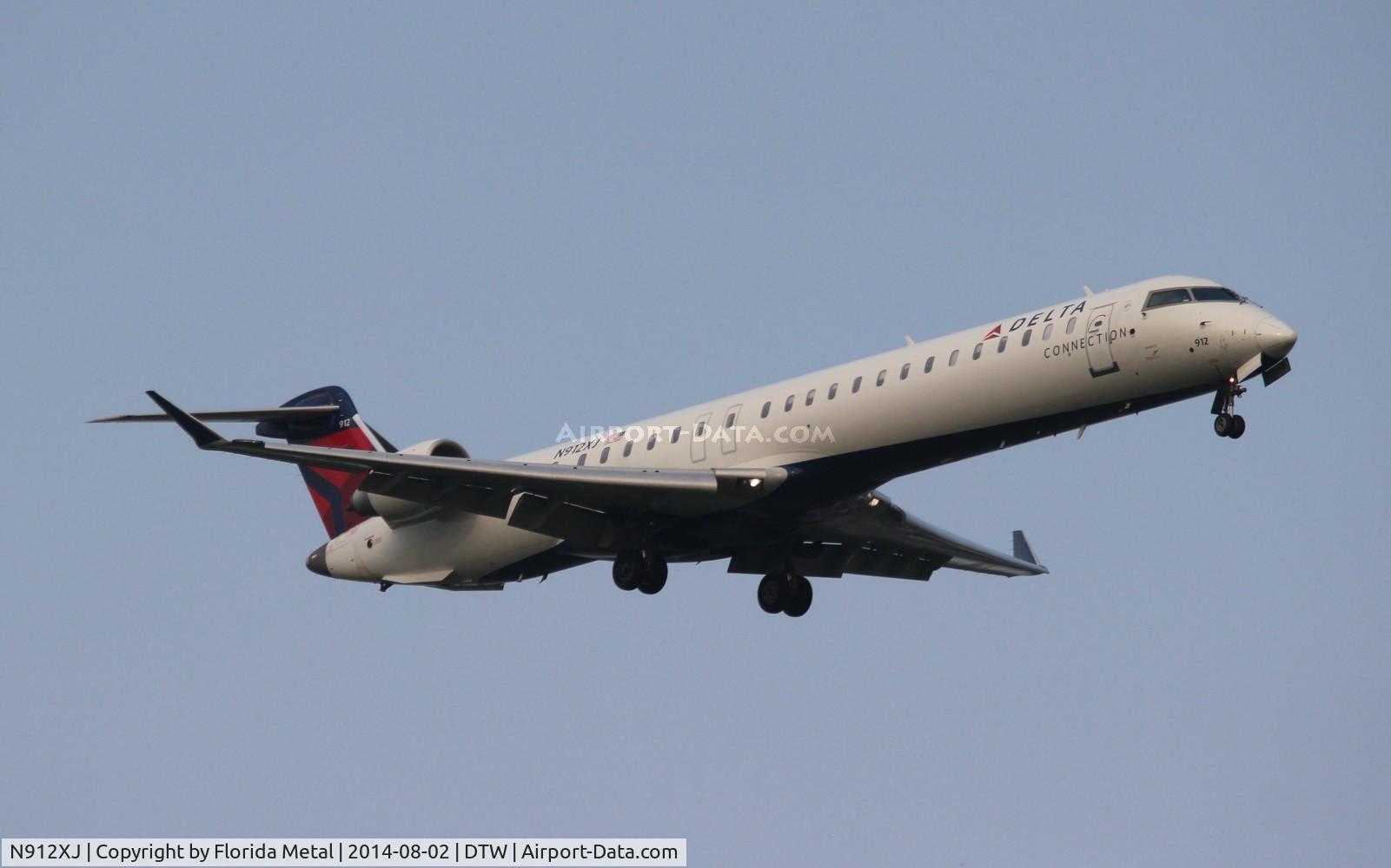 N912XJ, 2007 Bombardier CRJ-900ER (CL-600-2D24) C/N 15144, Delta CRJ-900
