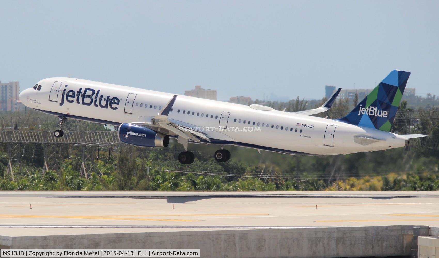 N913JB, 2013 Airbus A321-231 C/N 5909, Jet Blue A321