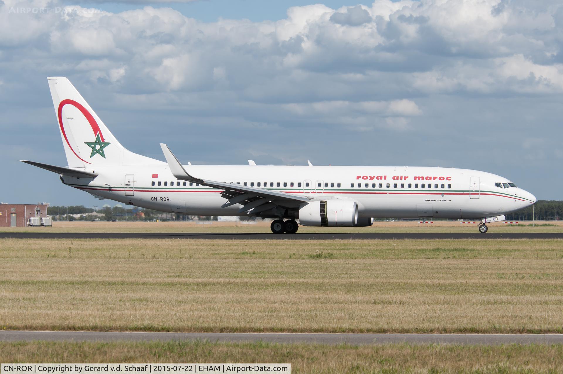 CN-ROR, 2008 Boeing 737-8B6 C/N 33067, Schiphol, July 2015