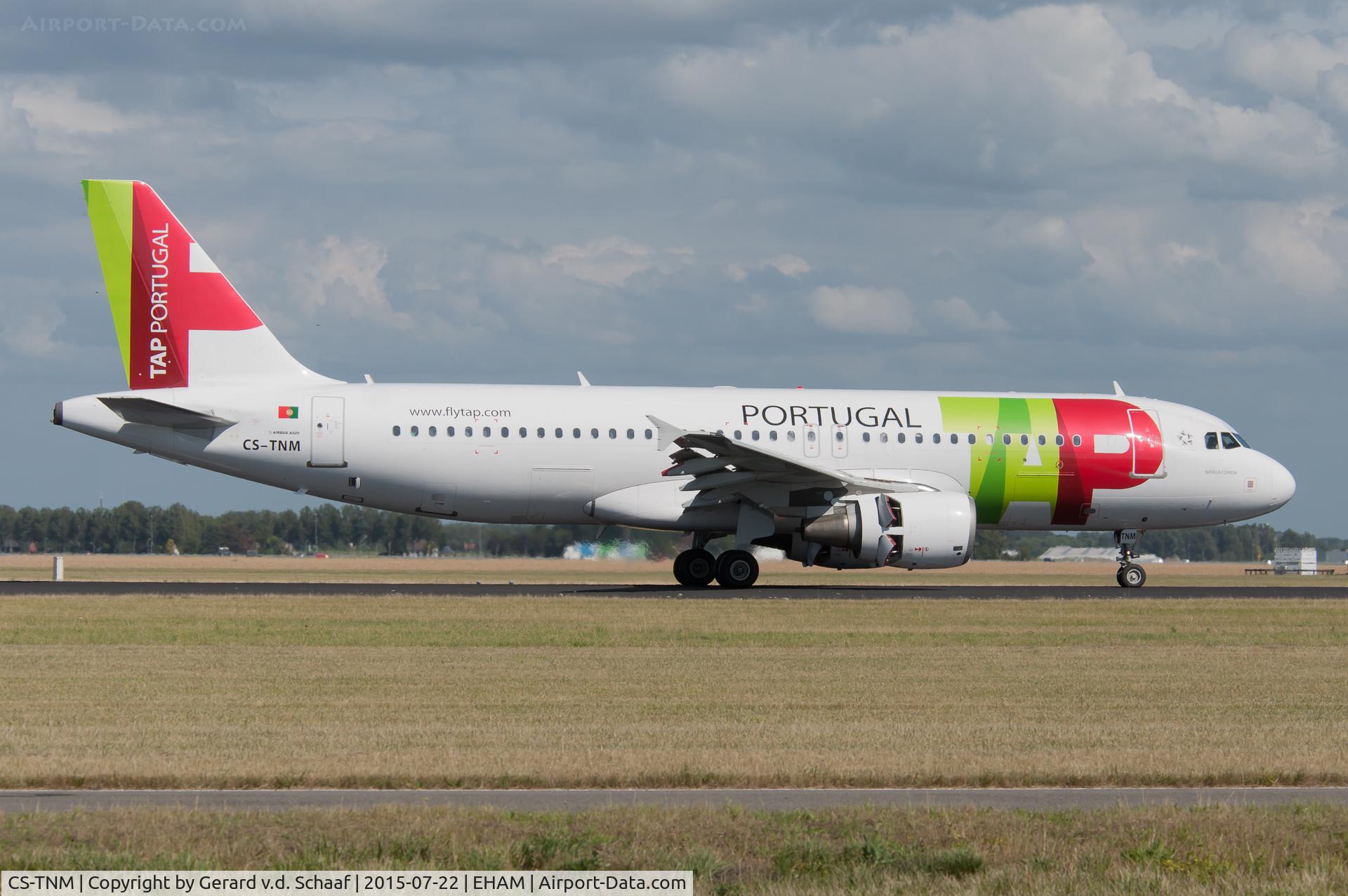 CS-TNM, 2002 Airbus A320-214 C/N 1799, Schiphol, July 2015