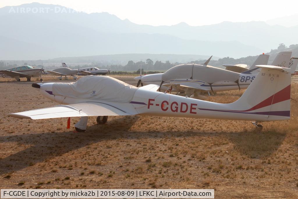 F-CGDE, Fournier RF-10 C/N 14, Parked
