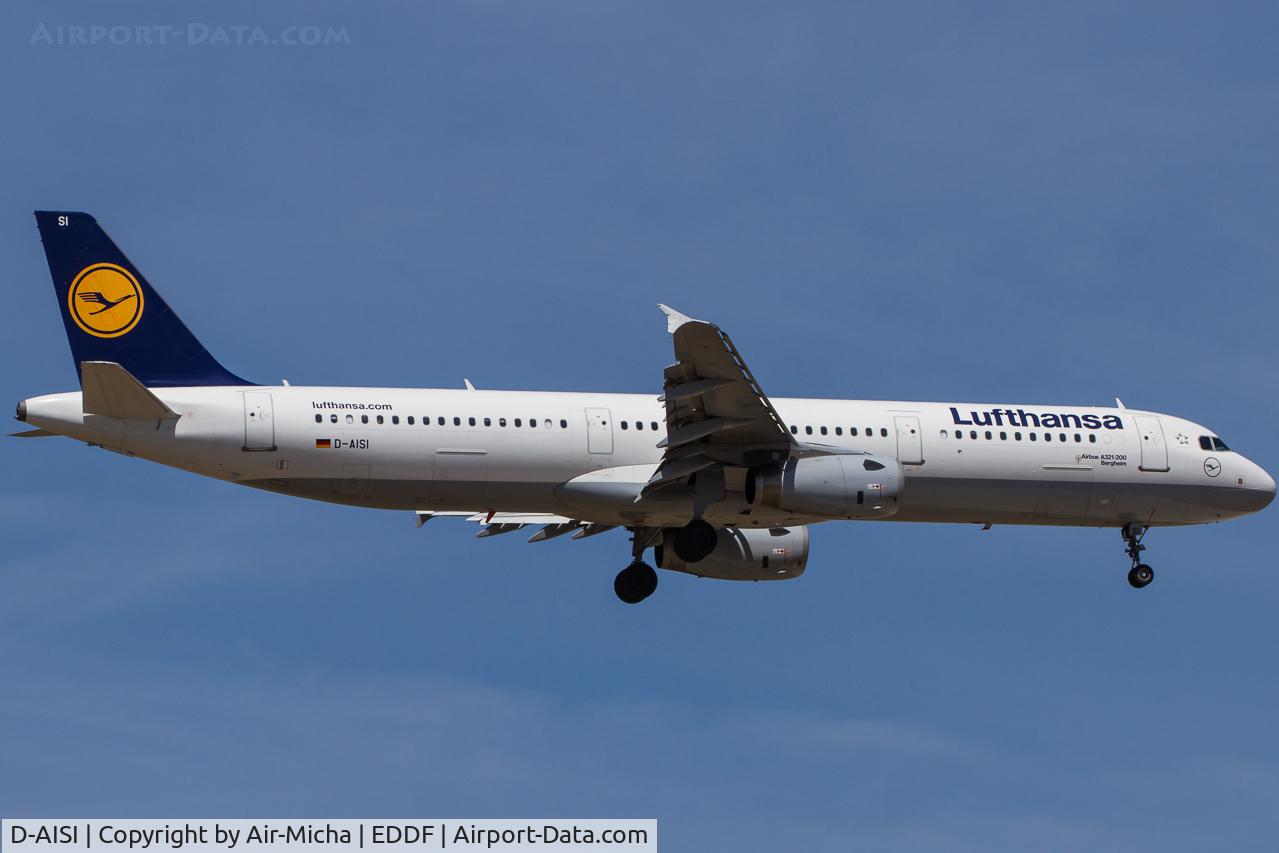 D-AISI, 2007 Airbus A321-231 C/N 3339, Lufthansa