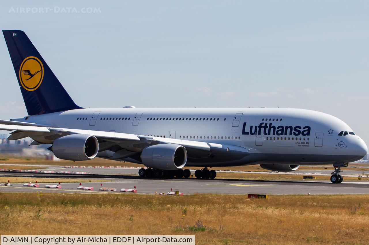 D-AIMN, 2014 Airbus A380-841 C/N 177, Lufthansa