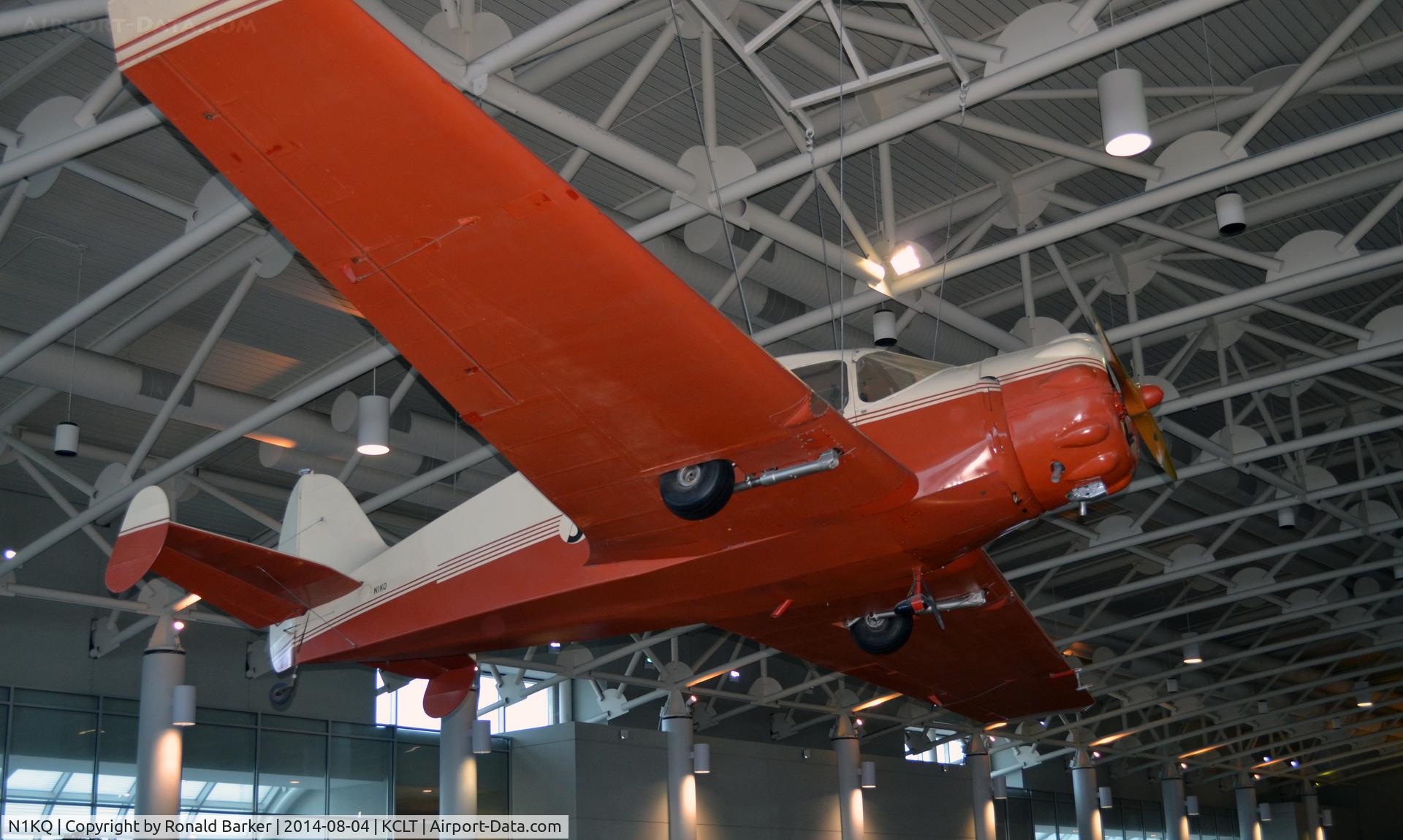 N1KQ, 1940 Bellanca 14-9L C/N 1037, Hanging from the ceiling CLT