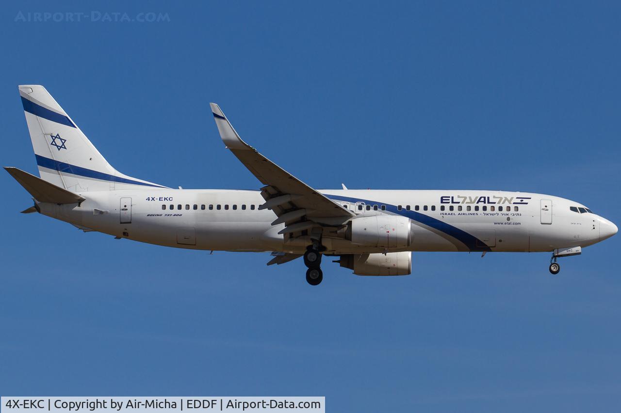 4X-EKC, 1999 Boeing 737-858 C/N 29959, EL AL Israel Airlines
