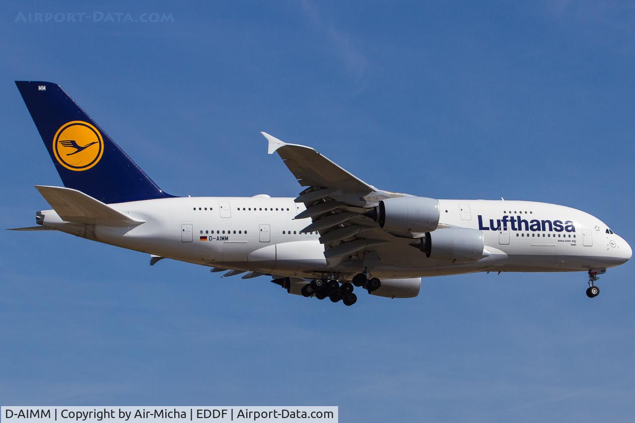 D-AIMM, 2014 Airbus A380-841 C/N 175, Lufthansa