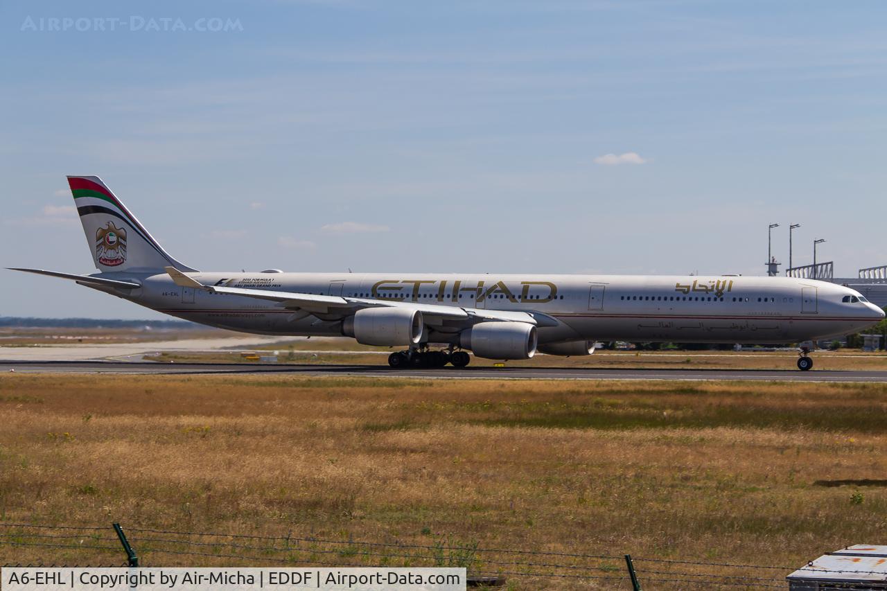 A6-EHL, 2009 Airbus A340-642X C/N 1040, Etihad Airways