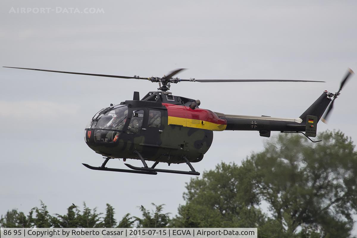 86 95, MBB Bo.105P C/N 6095, Fairford