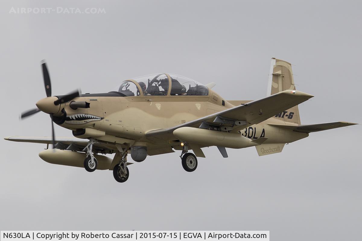N630LA, 2013 Hawker Beechcraft AT-6B Texan II C/N AT-3, Fairford