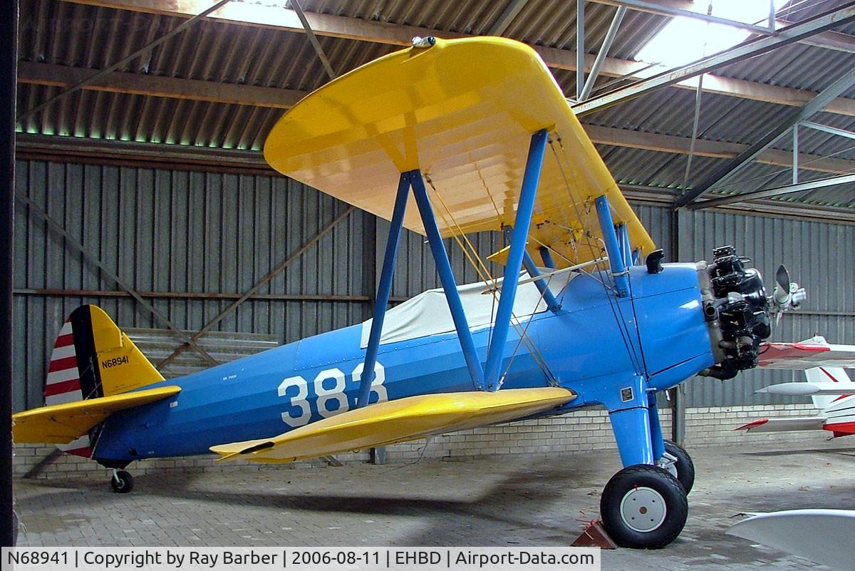 N68941, 1943 Boeing B75N1 C/N 75-8044, Boeing Stearman N2S-3 Kaydet [75-8044] Budel-Kempen~PH 11/08/2006