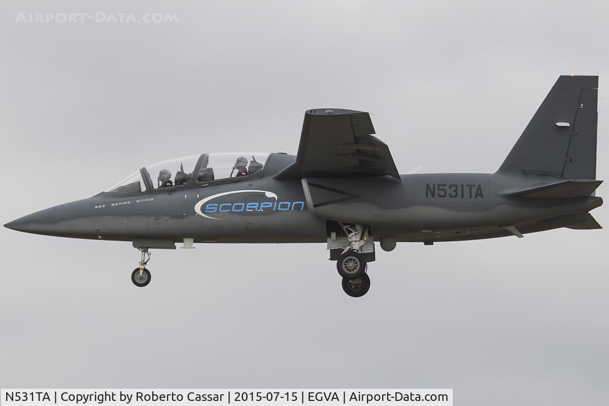 N531TA, 2013 Cessna E530 Scorpion C/N 721001, Fairford