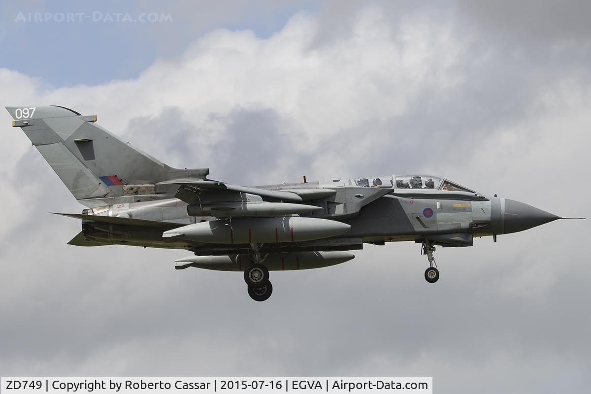 ZD749, 1984 Panavia Tornado GR.4 C/N 384/BS130/3177, Fairford