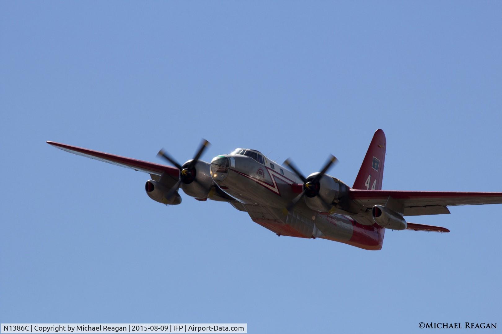 N1386C, 1954 Lockheed P2V-5 Neptune C/N 426-5268, This aircraft assisted in combating the Willow Fire in Mohave Valley, Arizona on Sunday. They were very much needed and we are all very thankful for their assistance.