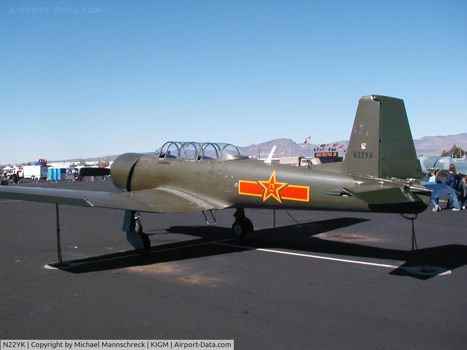 N22YK, 1974 Nanchang CJ-6 C/N 1232009, airshow