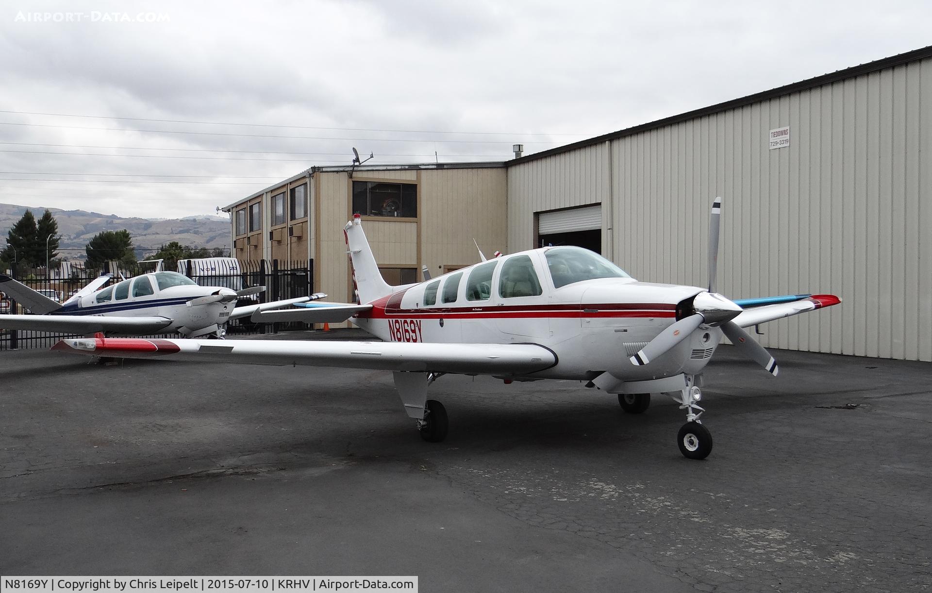 N8169Y, 1991 Beech A36 Bonanza 36 C/N E-2598, A locally based 1991 Beechcraft A36 Bonanza for sale with Lafferty Aircraft Sales at Reid Hillview Airport, CA.