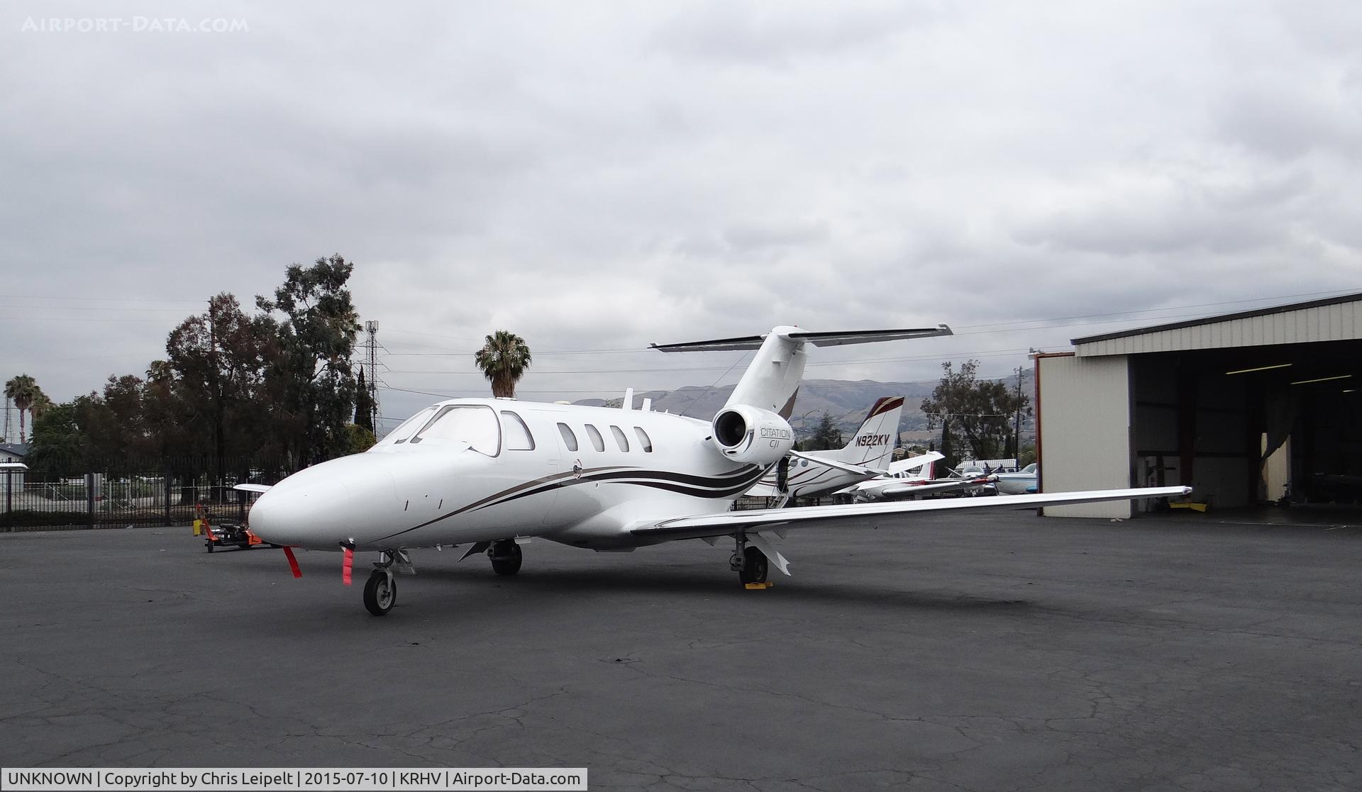 UNKNOWN, Miscellaneous Various C/N unknown, A locally based Cessna Citation Jet 1, one fast and rare plane, sitting on the ramp at Reid Hillview Airport, CA.