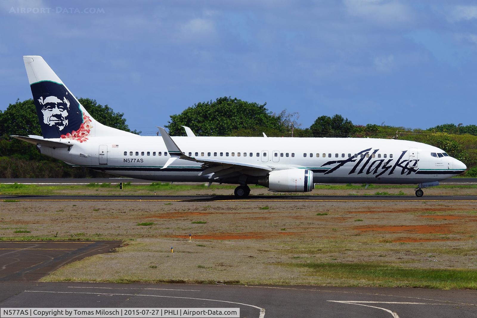 N577AS, 2007 Boeing 737-890 C/N 35186, 
