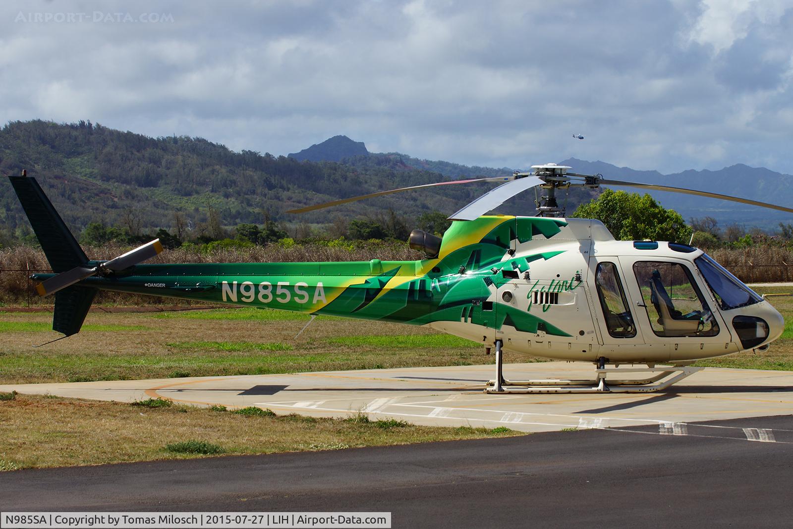 N985SA, 1998 Eurocopter AS-350B-2 Ecureuil C/N 3111, Safari Helicopters