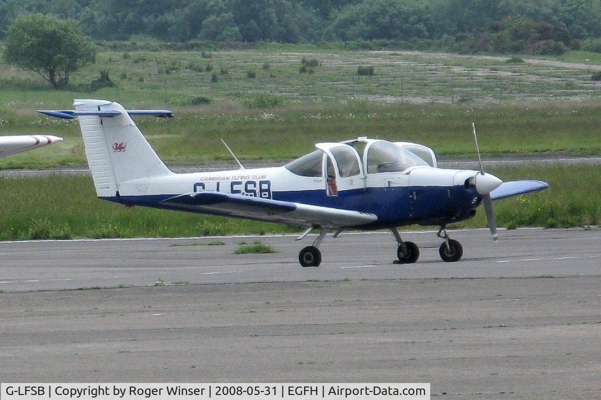 G-LFSB, 1978 Piper PA-38-112 Tomahawk Tomahawk C/N 38-78A0072, Visiting Tomahawk. Previously operated by Cambrian Flying Club.
