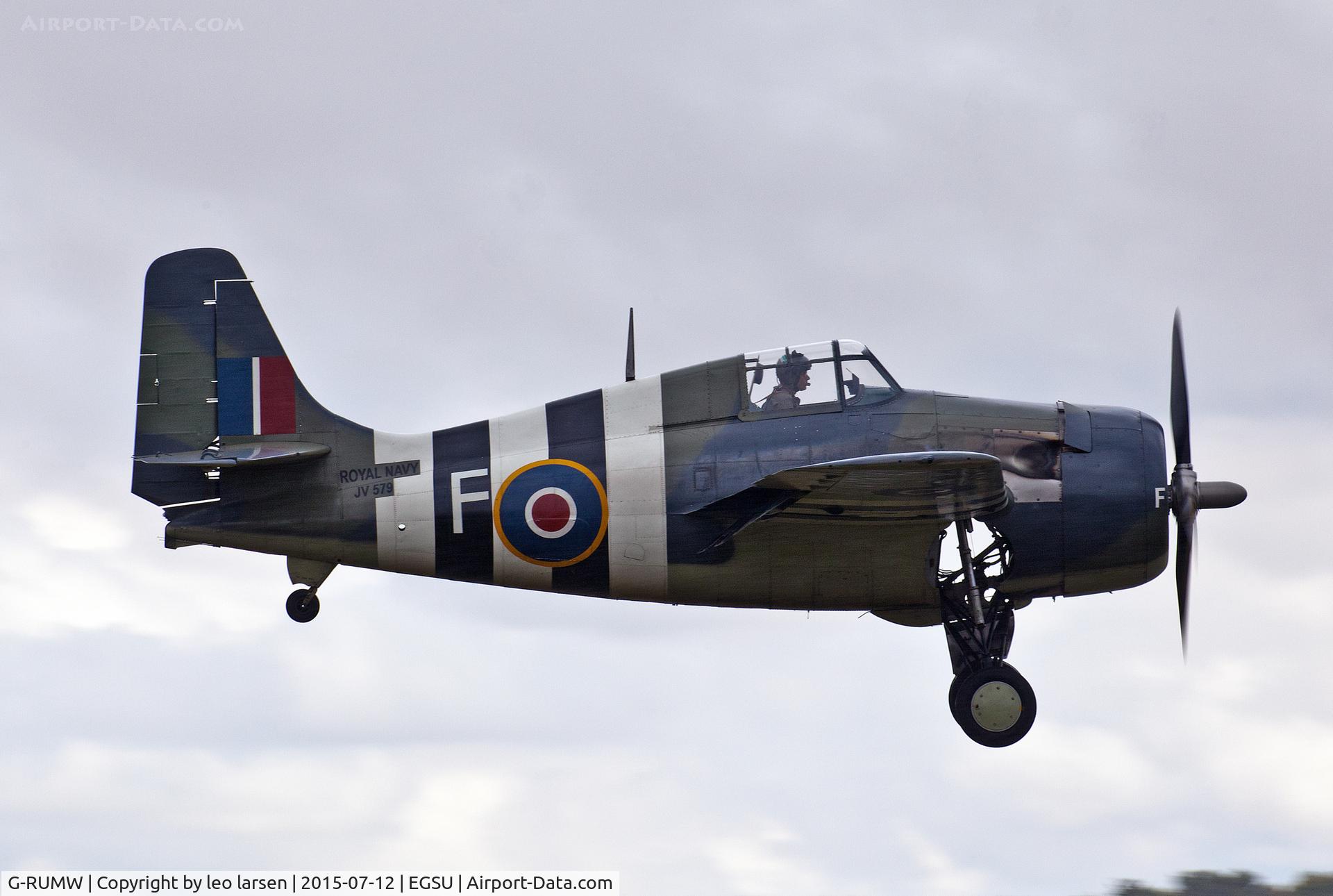 G-RUMW, 1944 General Motors (Grumman) FM-2 Wildcat C/N 5765, Duxford 12.7.15