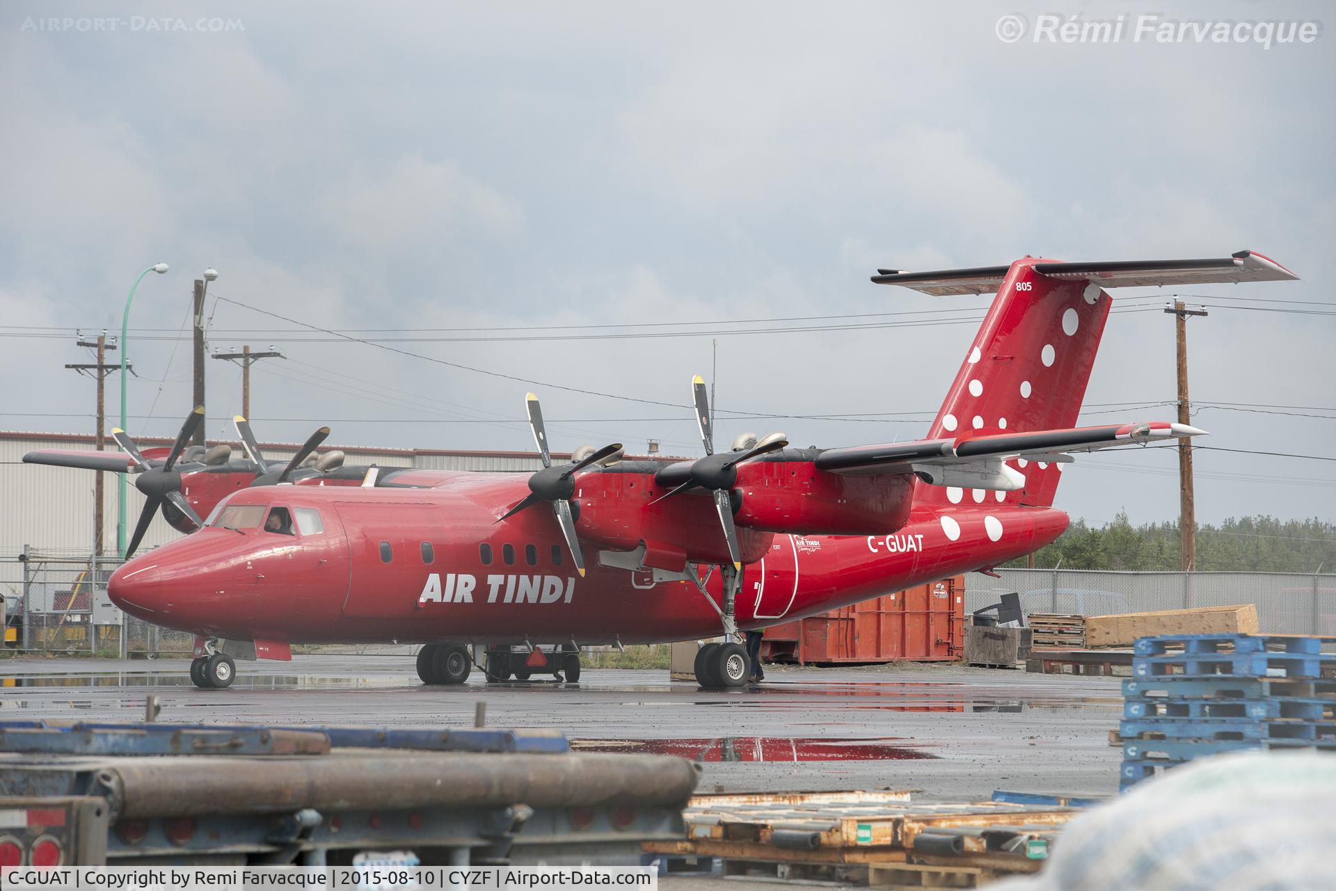 C-GUAT, 1978 De Havilland Canada DHC-7-103 Dash 7 C/N 10, Loaded and about ready to taxi out.