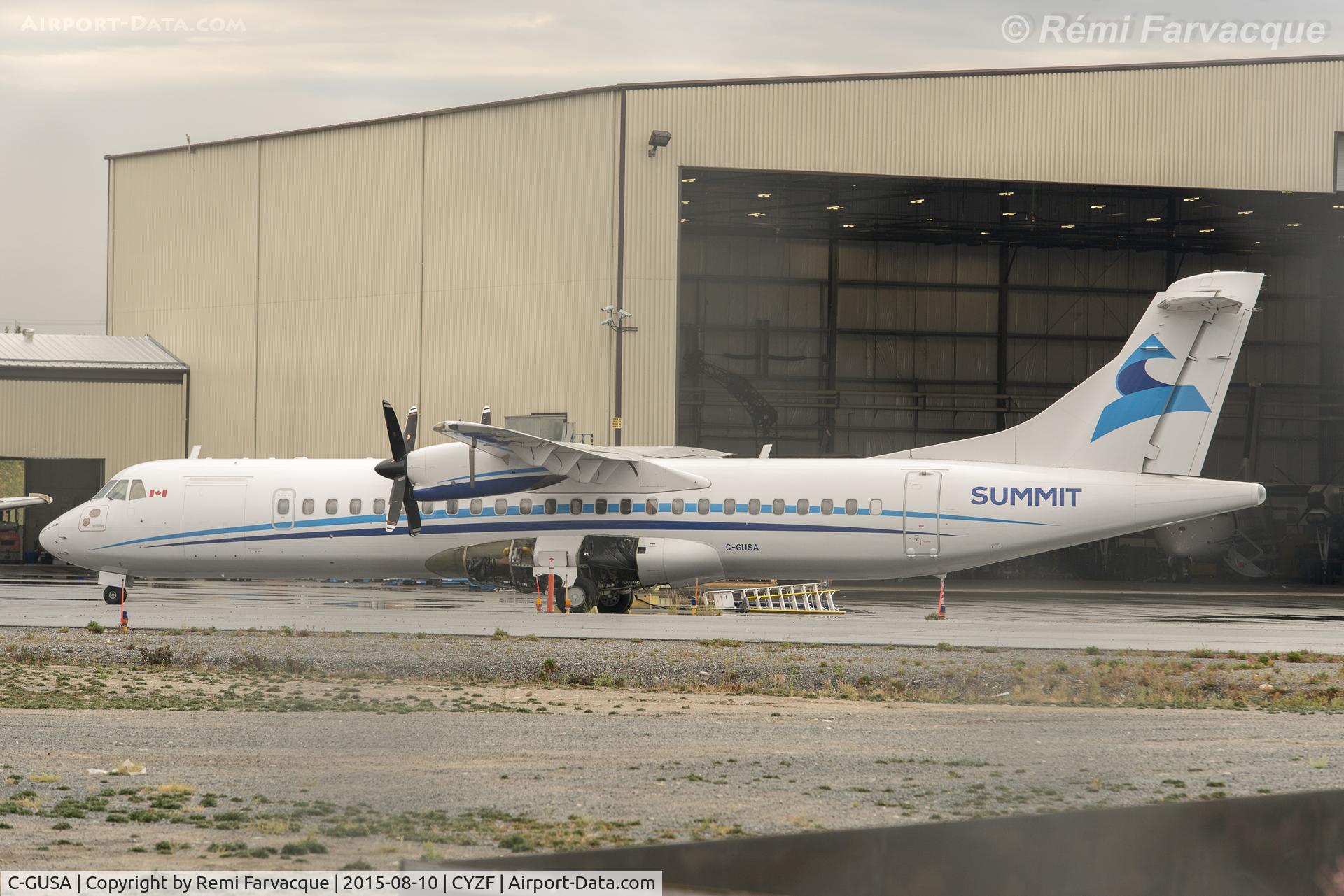 C-GUSA, 1993 ATR 72-202 C/N 353, Parked for the day.