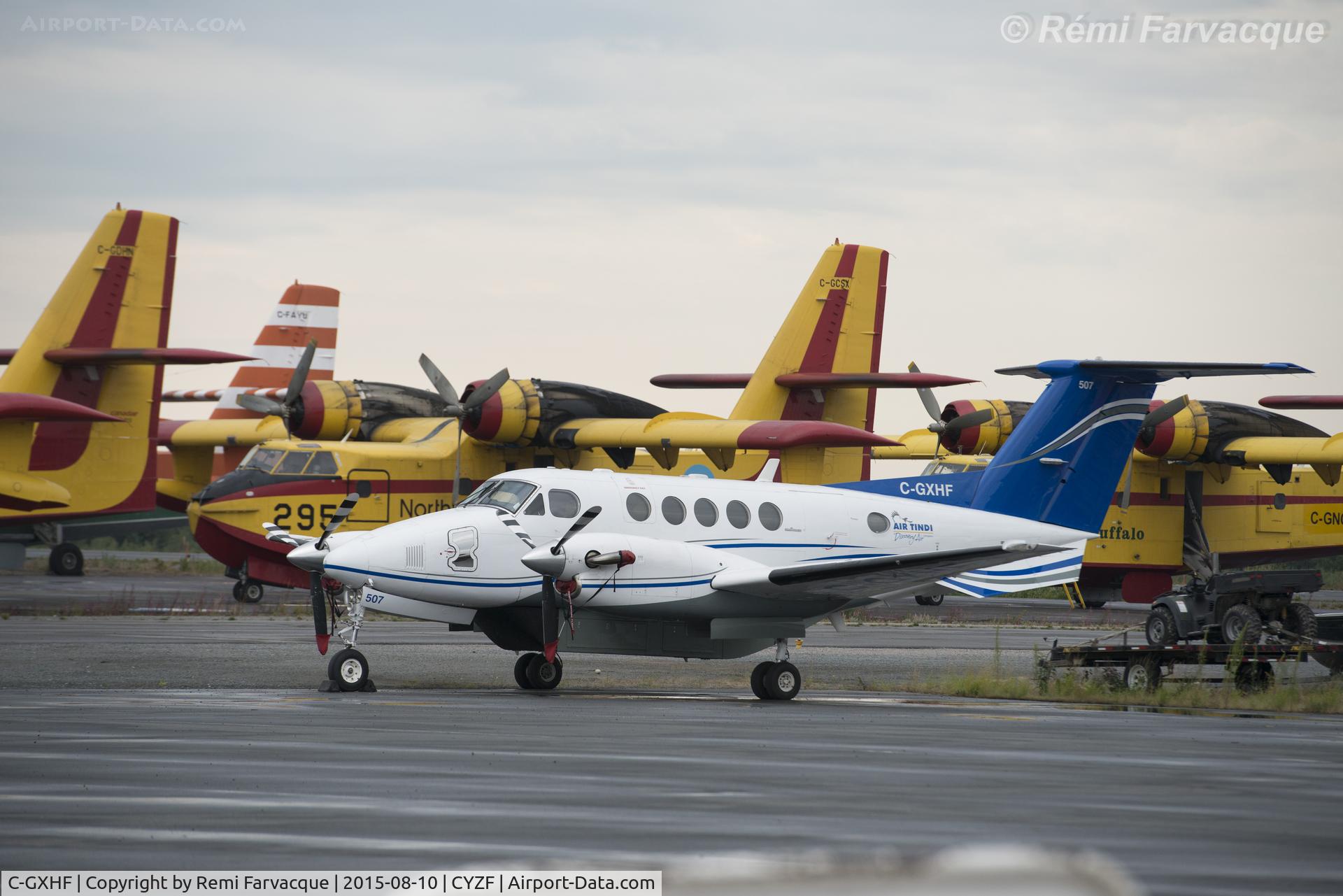 C-GXHF, 1989 Beech B200 King Air C/N BB-1343, New livery since last photographed.