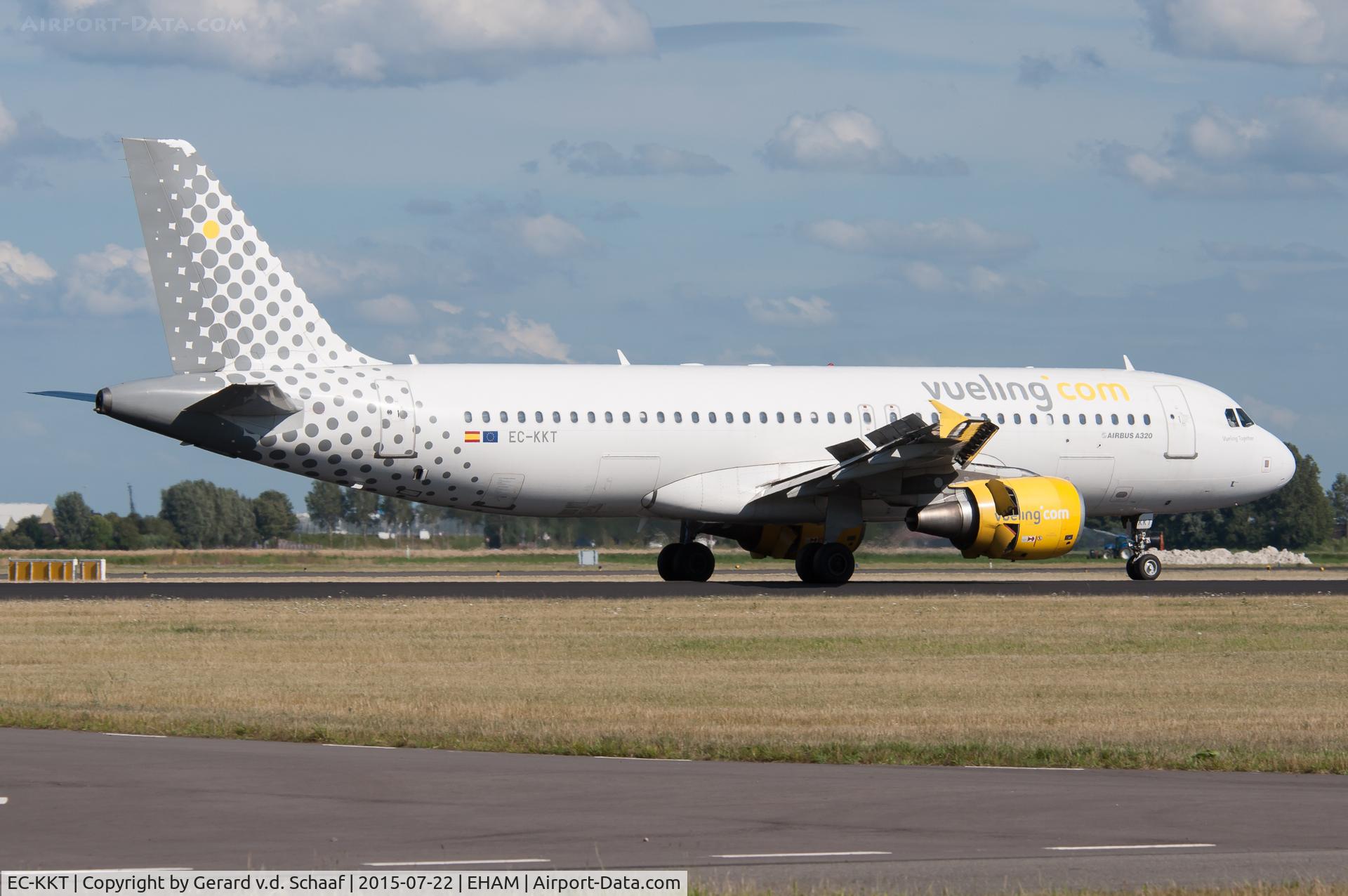 EC-KKT, 2007 Airbus A320-214 C/N 3293, Schiphol, July 2015