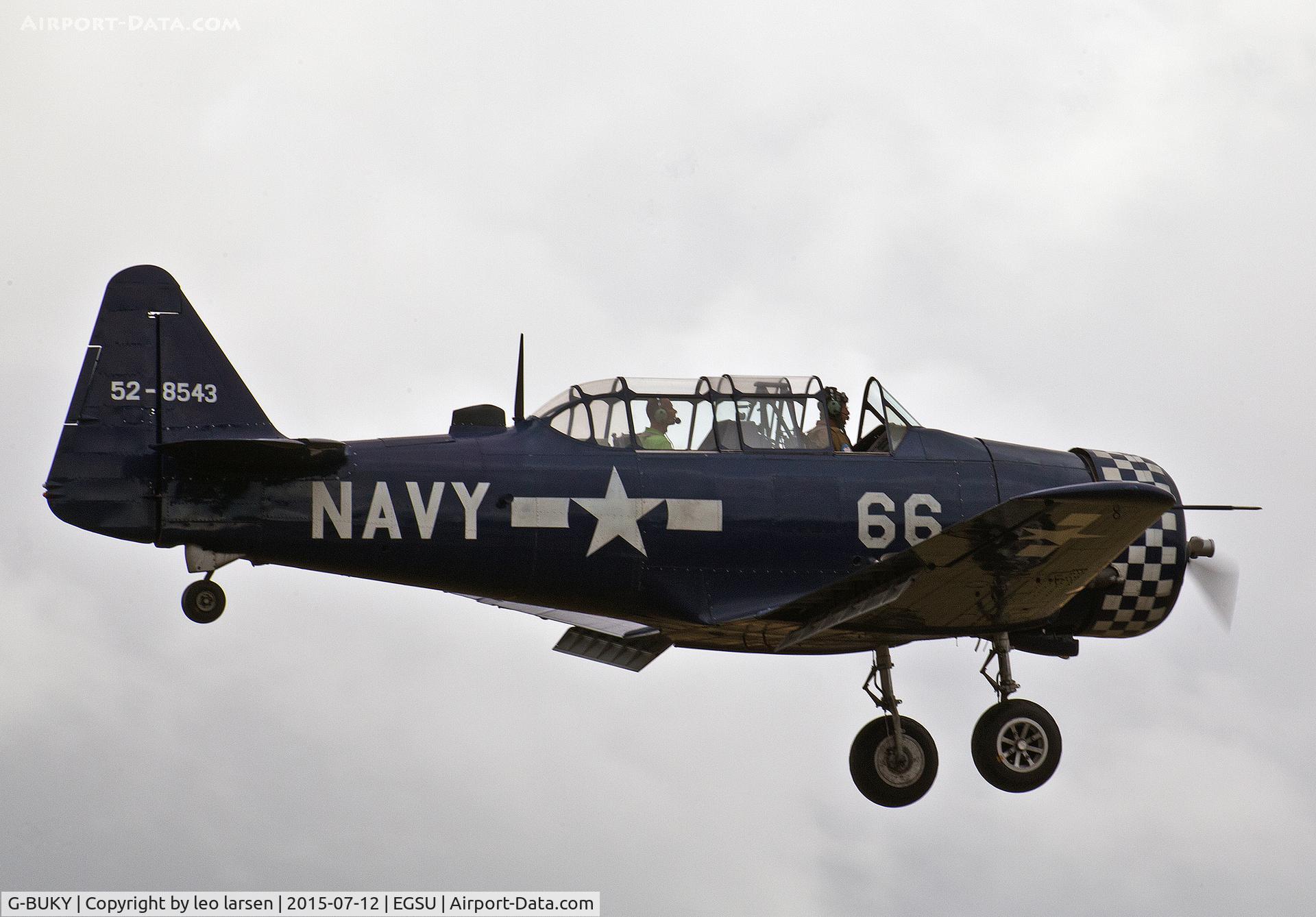 G-BUKY, 1952 Canadian Car & Foundry T-6H Harvard Mk.4M C/N CCF4-464, Duxford 12.7.15