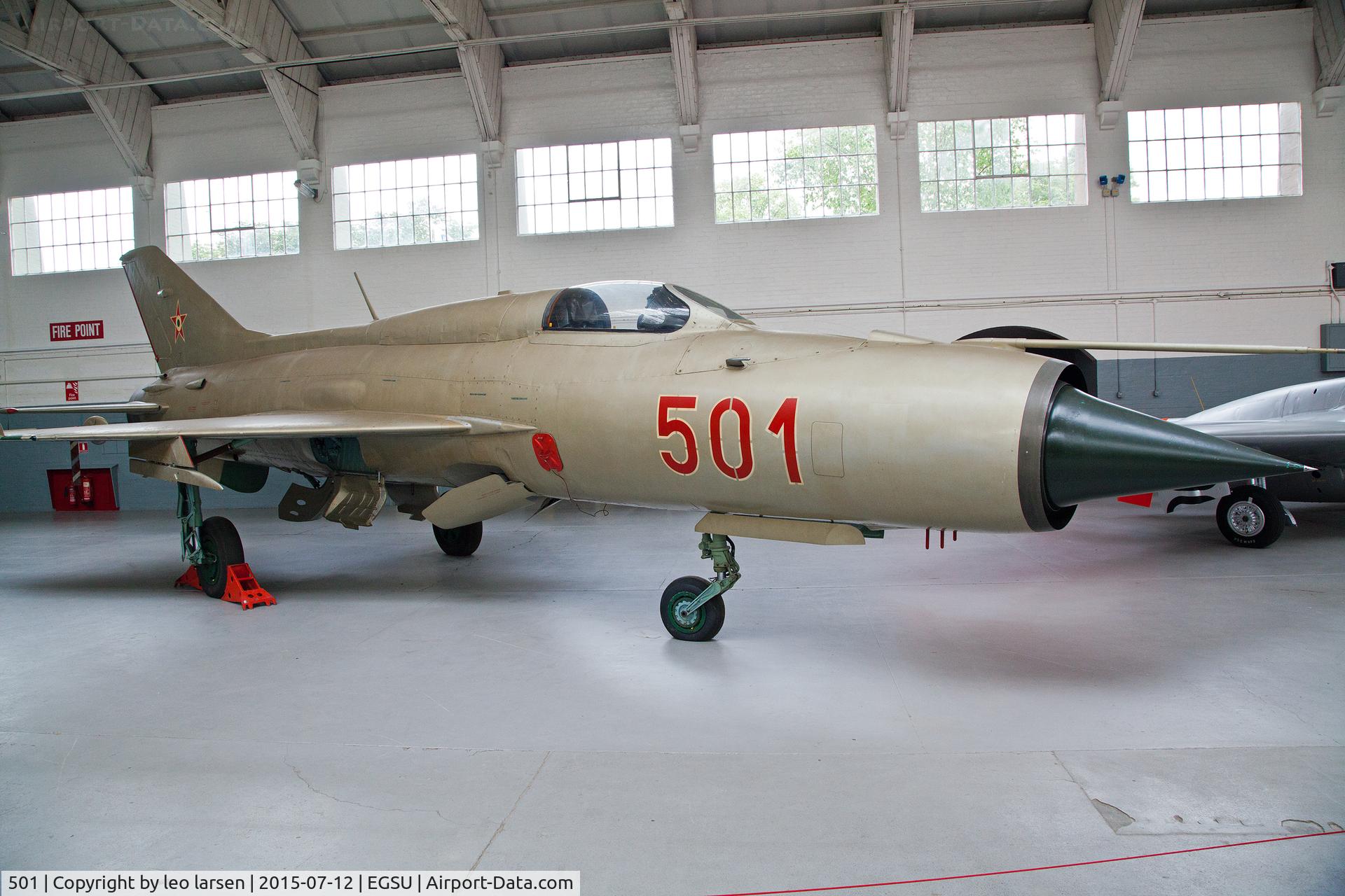 501, 1964 Mikoyan-Gurevich MiG-21PF C/N 760501, Duxford 12.7.15