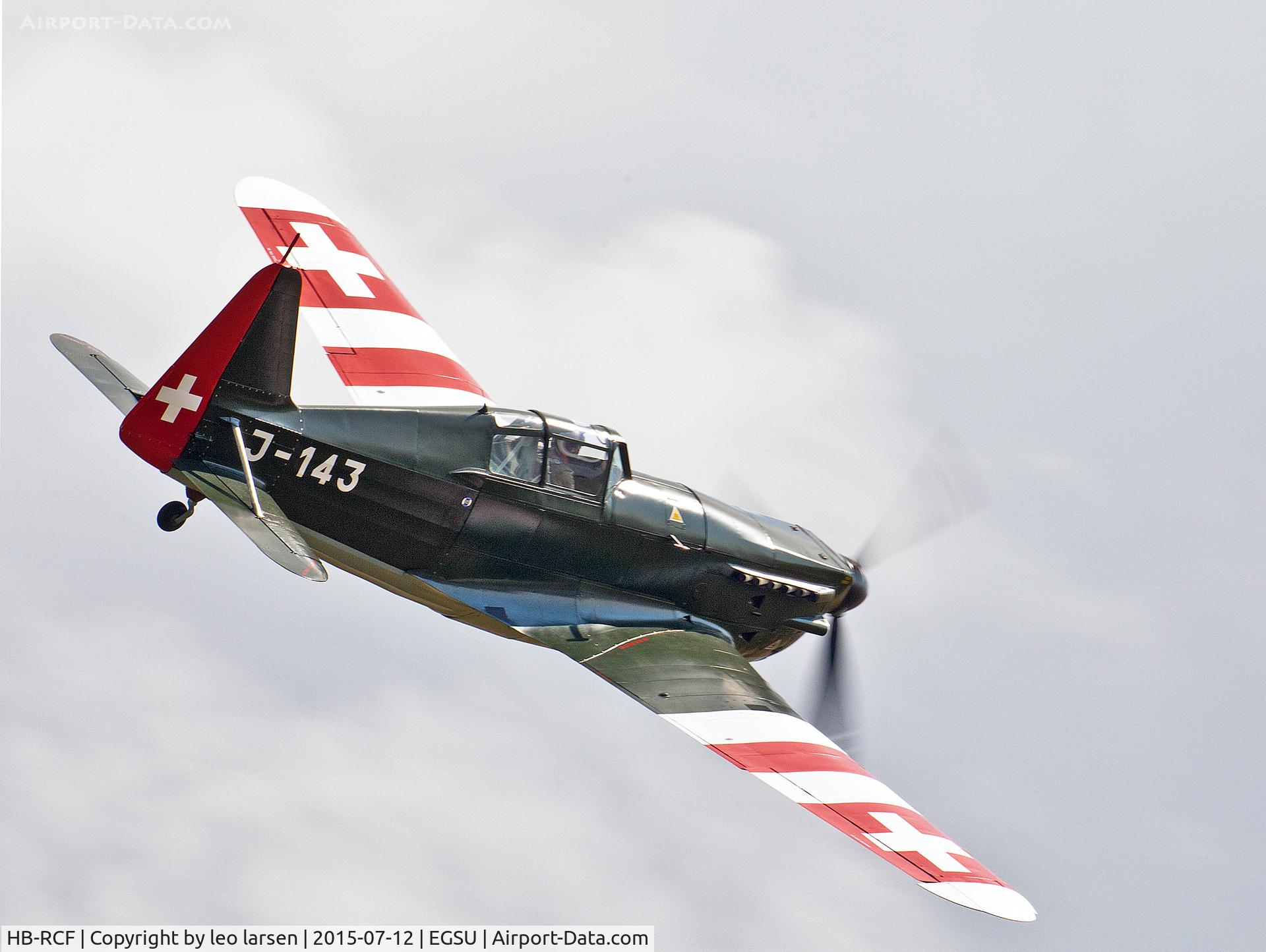 HB-RCF, 1942 Morane-Saulnier D-3801 (MS-412) C/N 194, Duxford 12.7.15