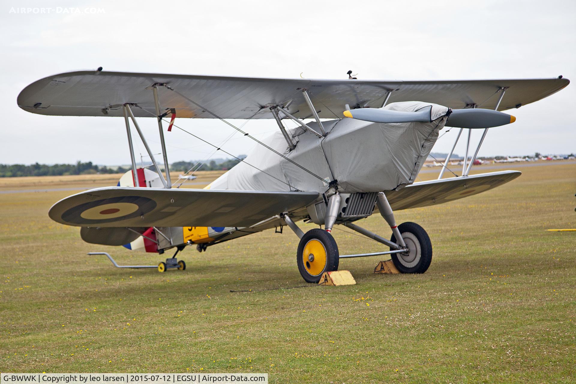 G-BWWK, 1932 Hawker Nimrod I C/N 41H-43617, Duxford 12.7.15