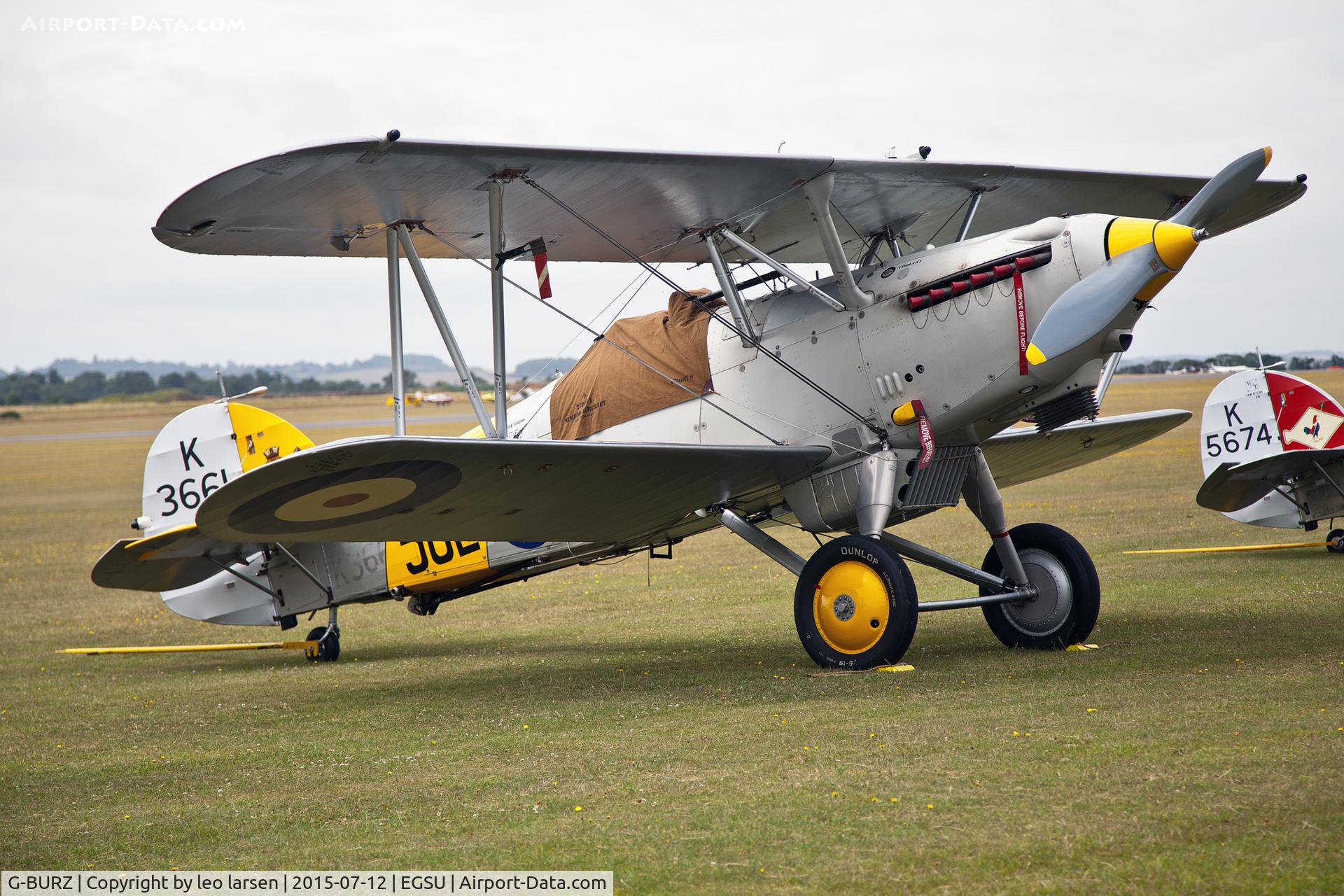 G-BURZ, 1934 Hawker Nimrod II C/N 41H-59890, Duxford 12.7.15