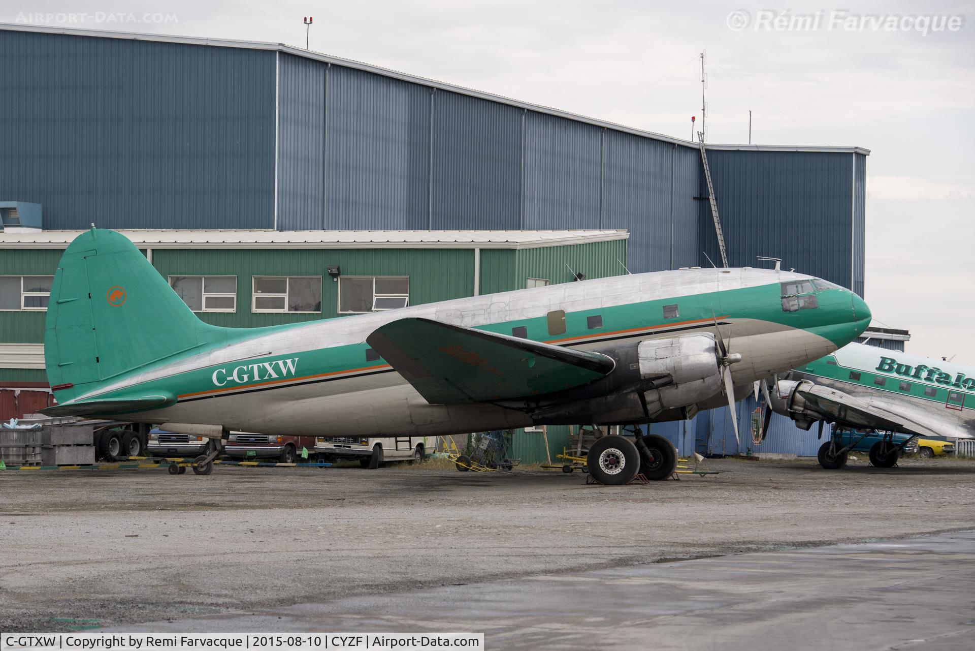 C-GTXW, 1944 Curtiss C-46A-45-CU Commando C/N 30386, Tundra tires!