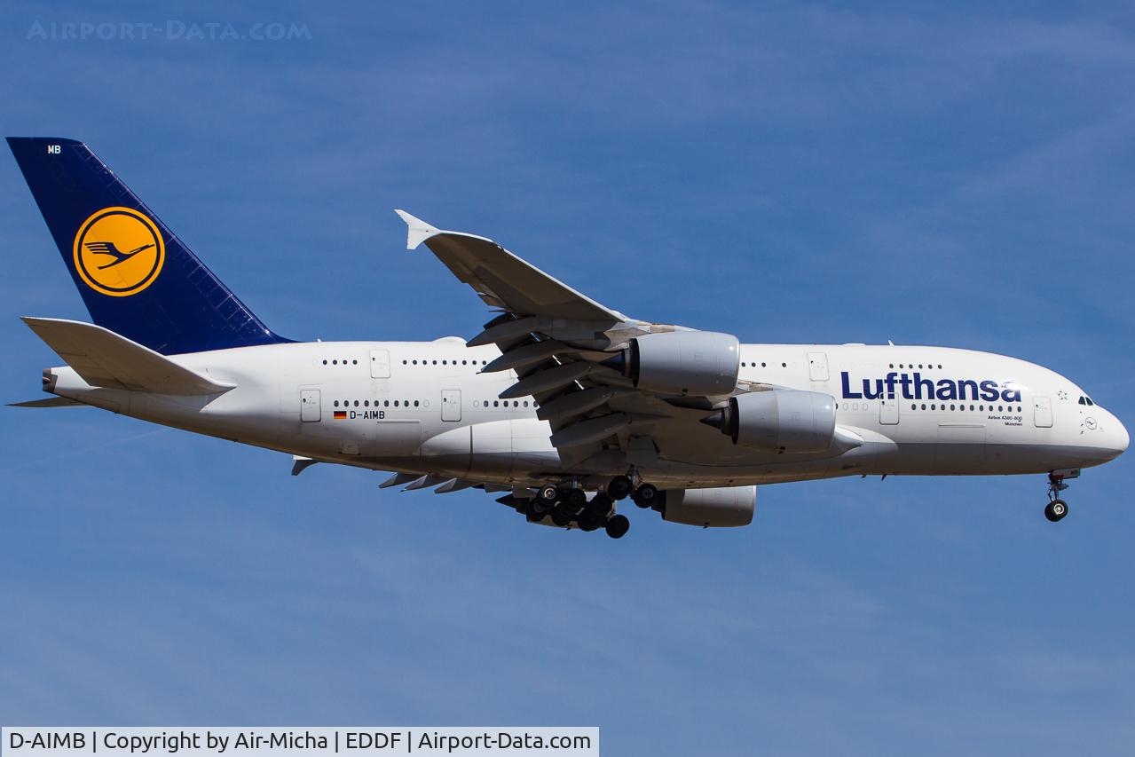 D-AIMB, 2010 Airbus A380-841 C/N 041, Lufthansa