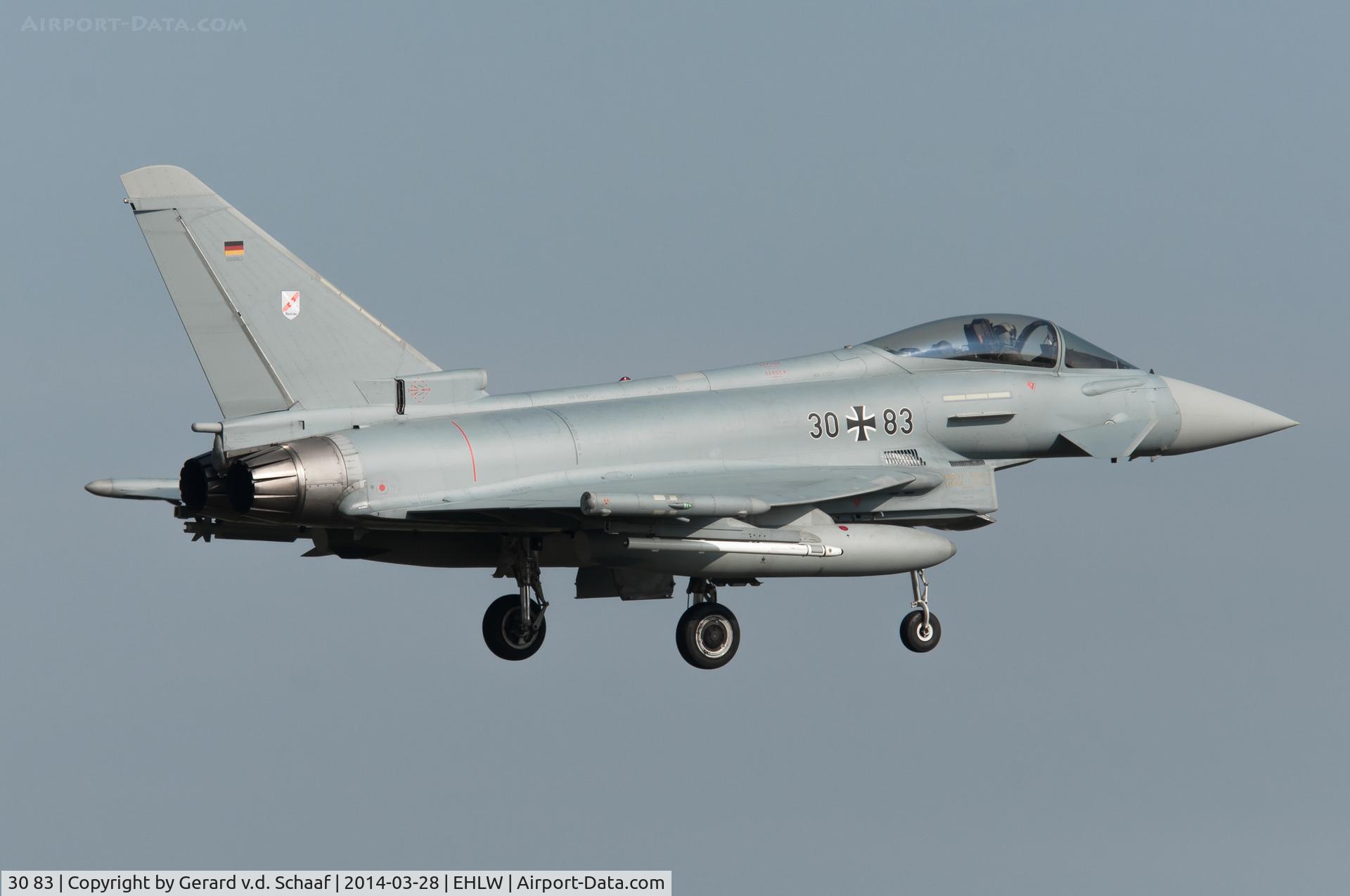 30 83, Eurofighter EF-2000 Typhoon S C/N GS063, Leeuwarden, March 2014