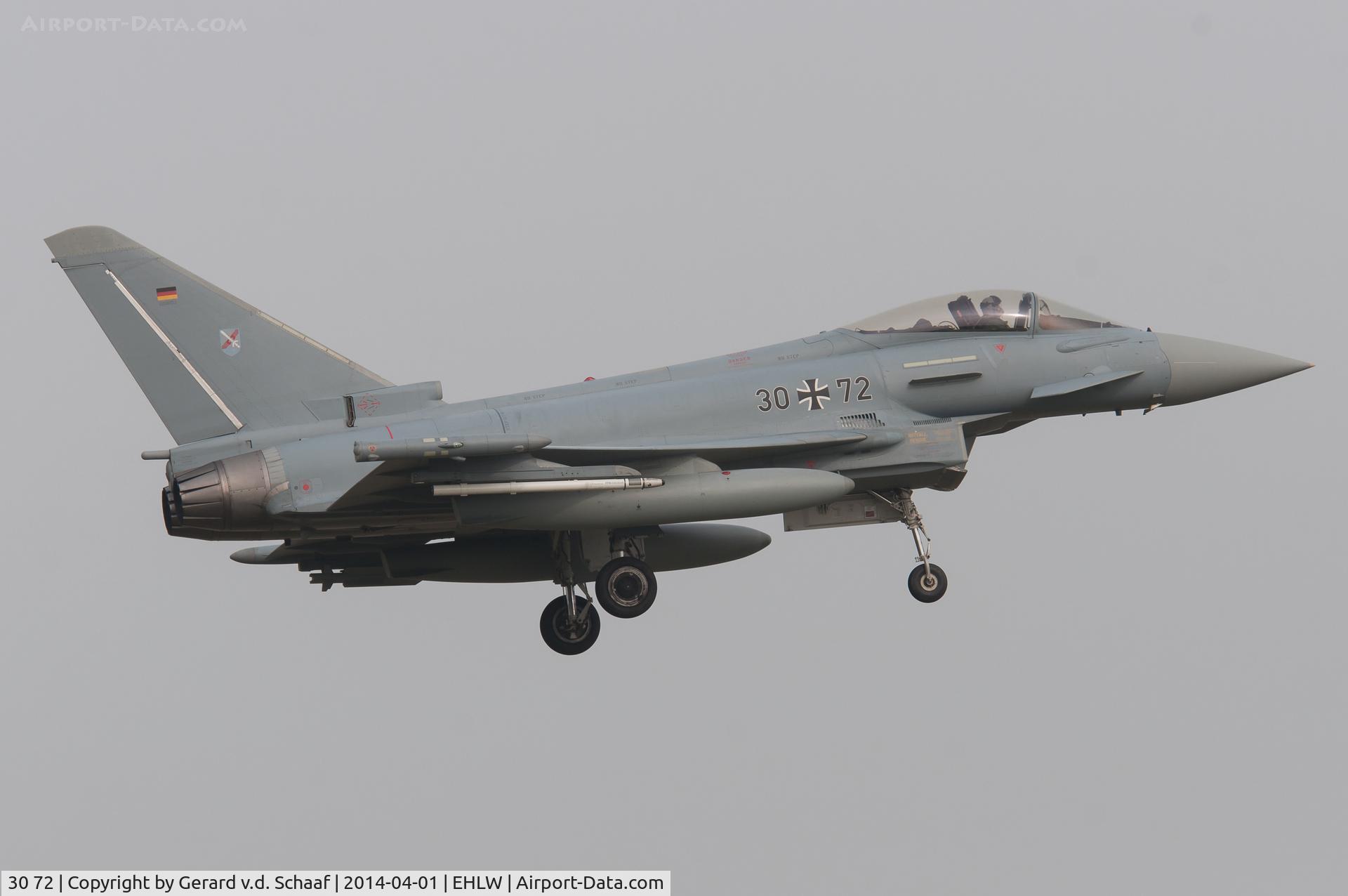 30 72, Eurofighter EF-2000 Typhoon S C/N GS053, Leeuwarden, April 2014