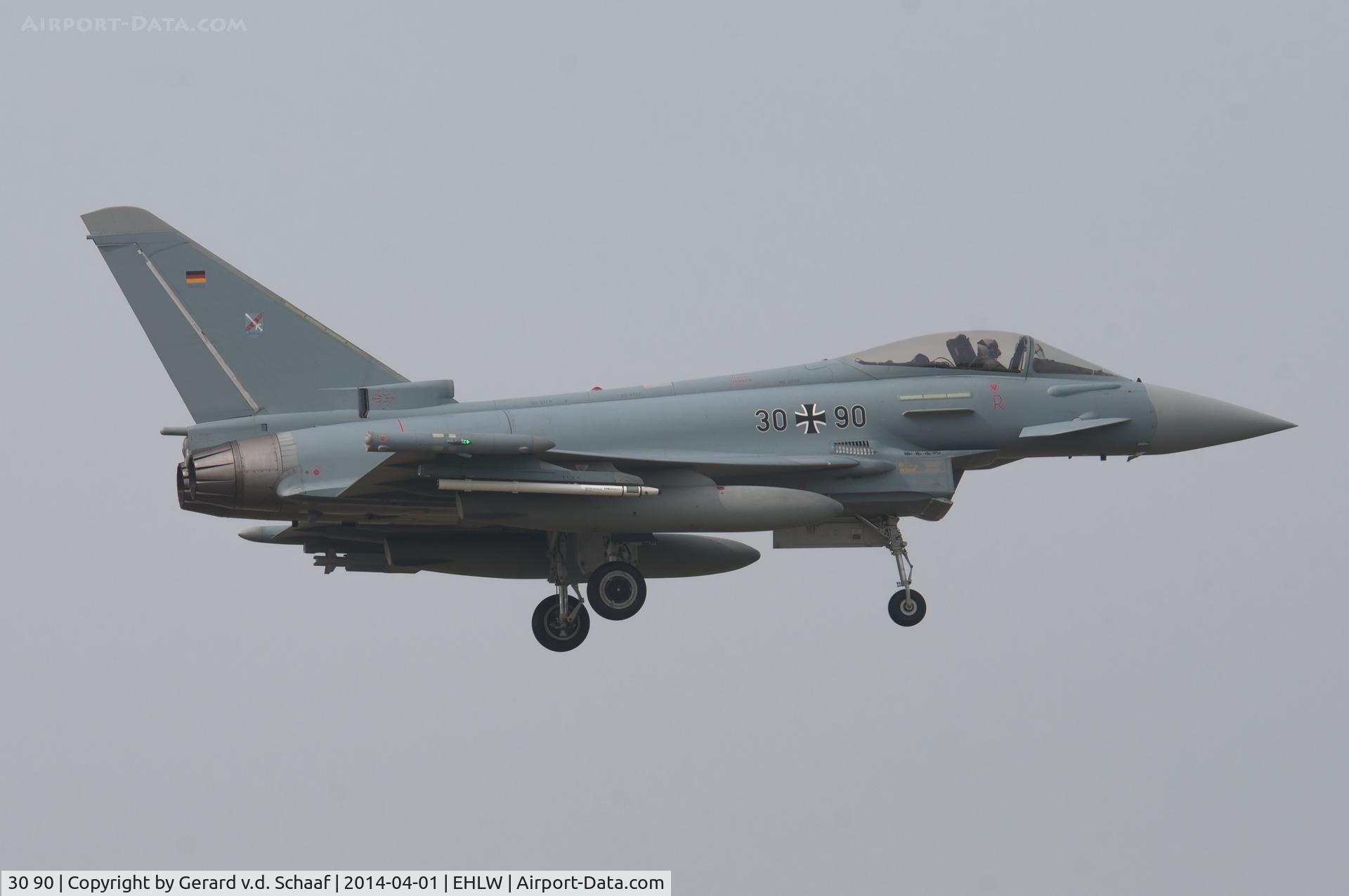30 90, Eurofighter EF-2000 Typhoon S C/N GS069, Leeuwarden, April 2014