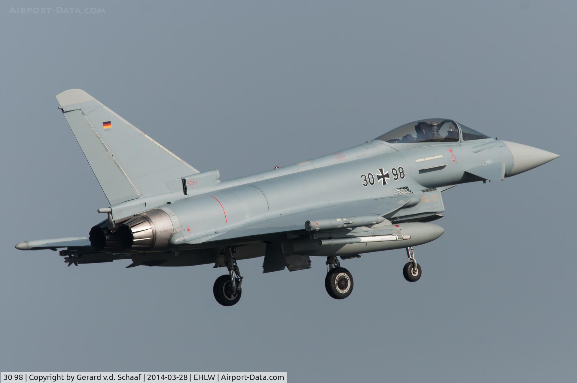 30 98, Eurofighter EF-2000 Typhoon S C/N GS076, Leeuwarden, March 2014