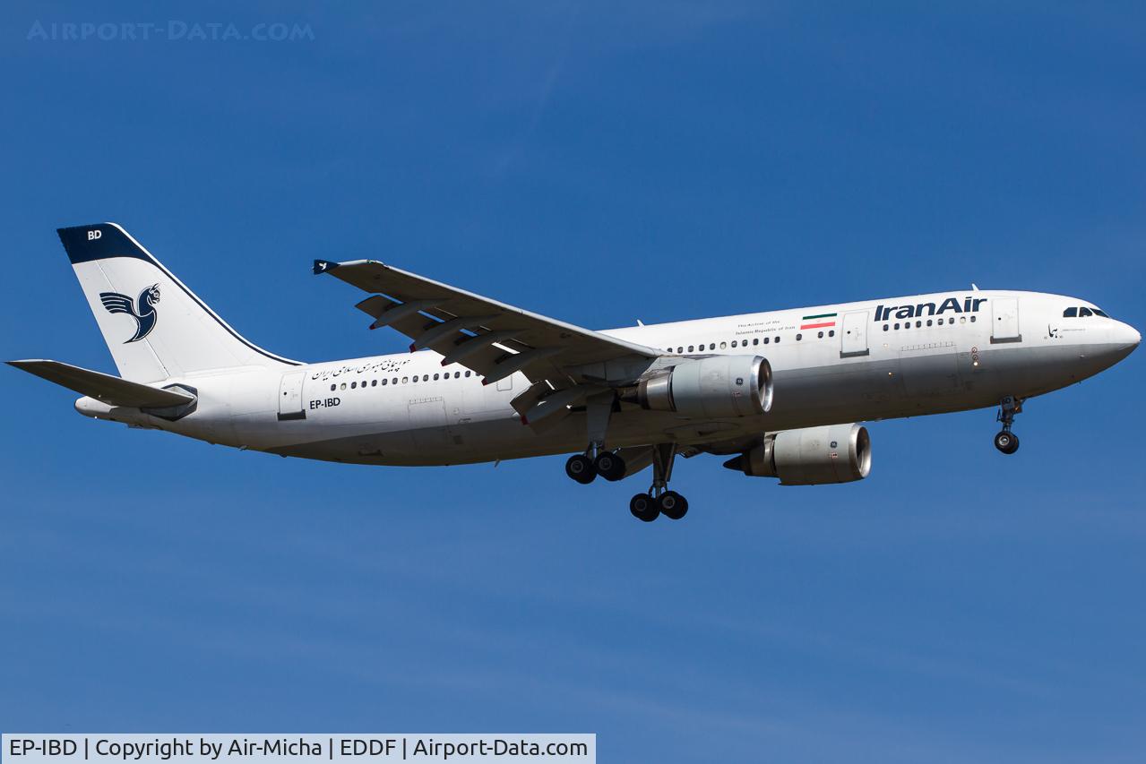 EP-IBD, 1993 Airbus A300B4-605R C/N 696, Iran Air