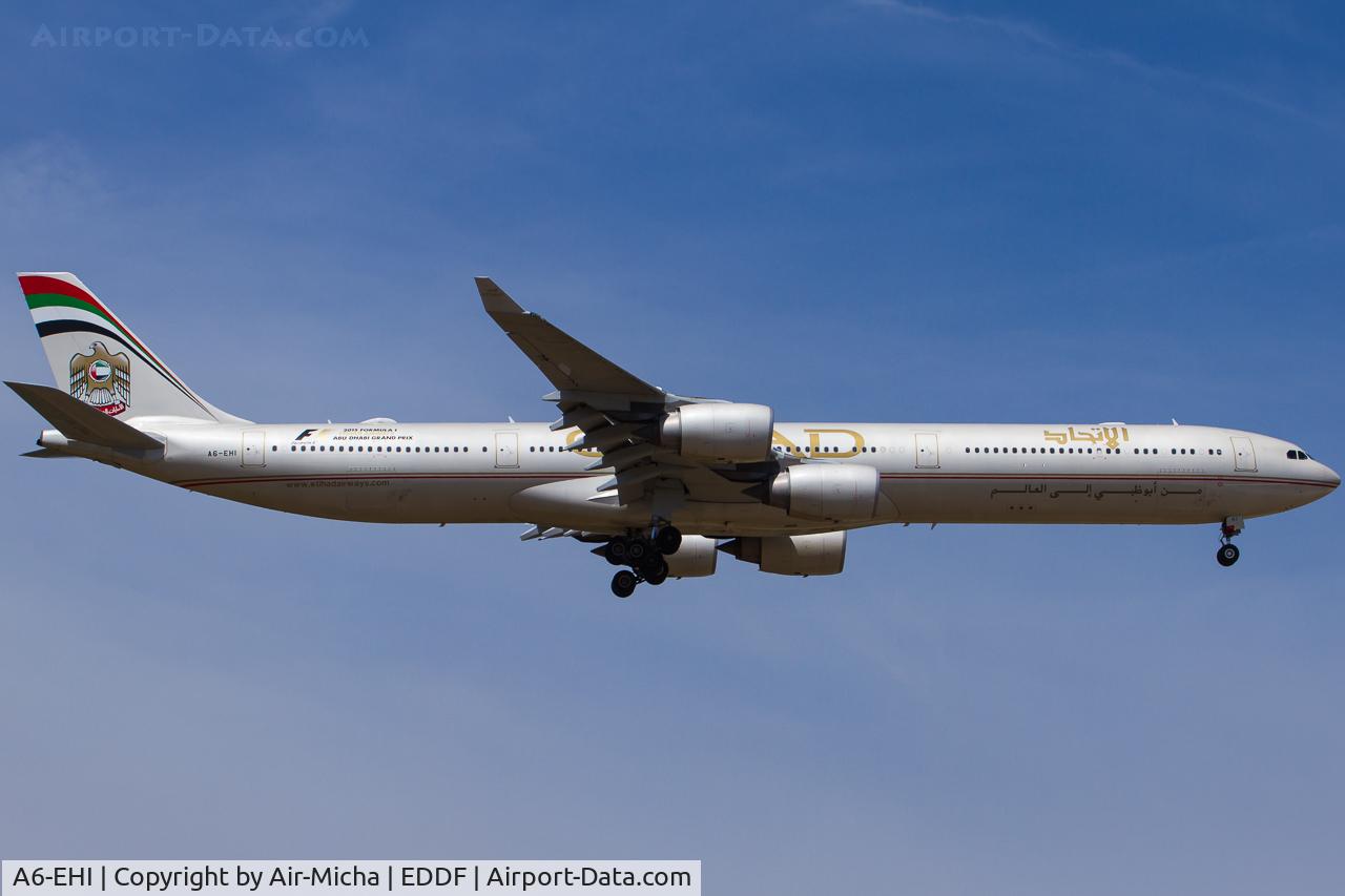 A6-EHI, 2008 Airbus A340-642X C/N 929, Etihad Airways